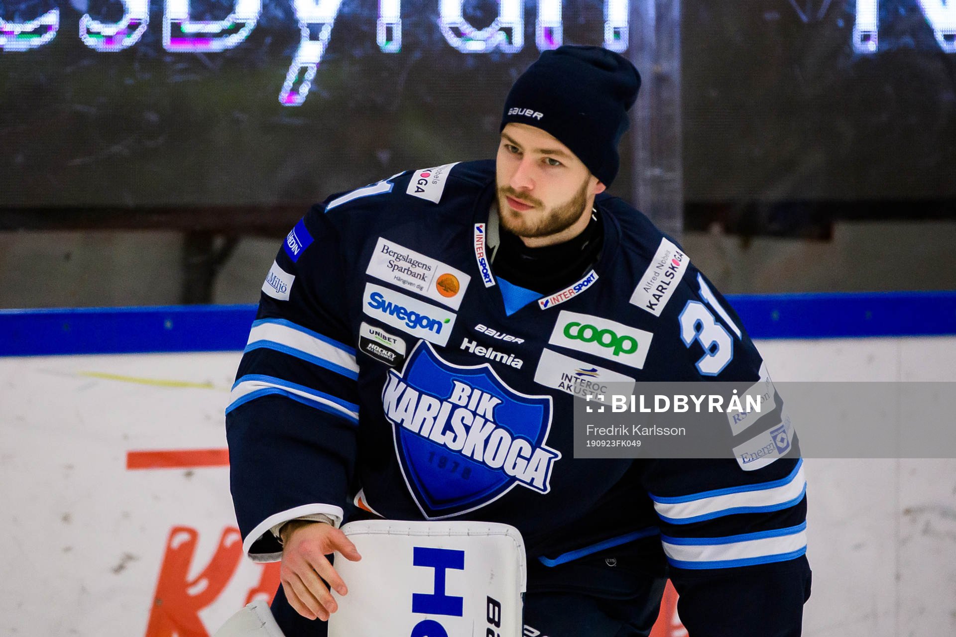 Karlskogas målvakt Tim Juel