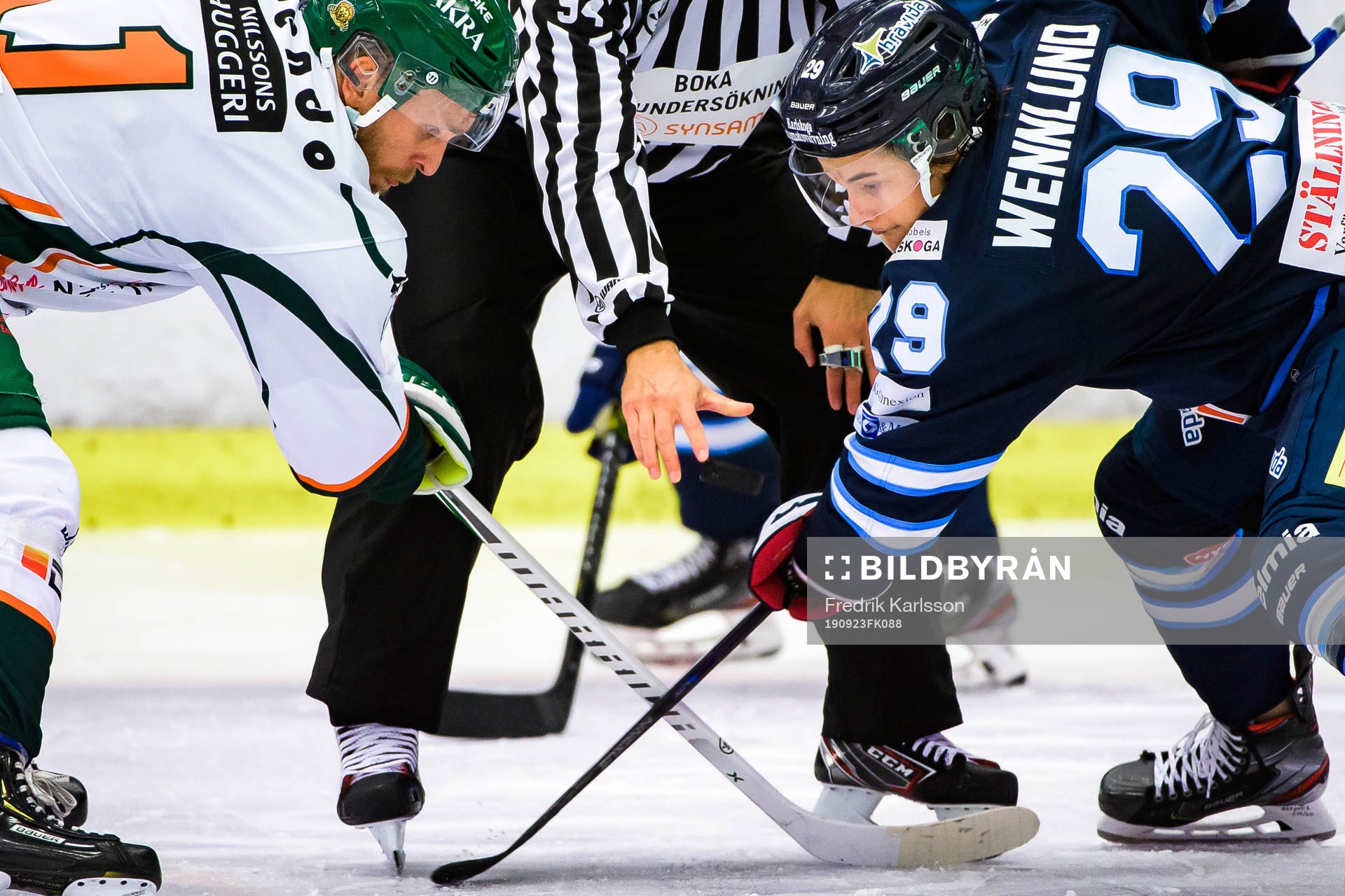 Kristianstads Fredrik Hansson och Karlskogas Max Wennlund