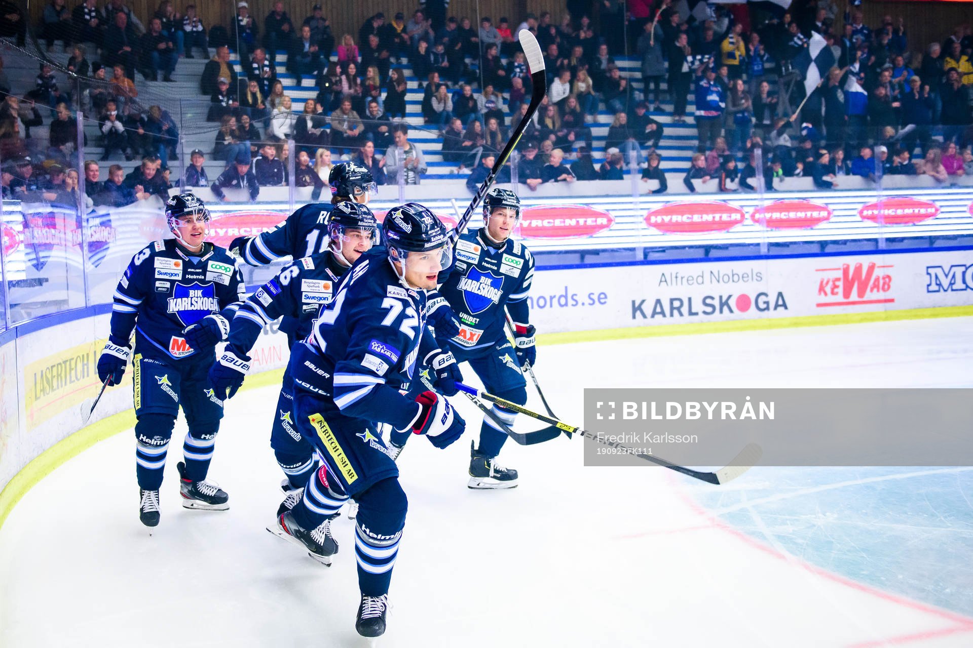 Karlskogas Filip Ahl jublar