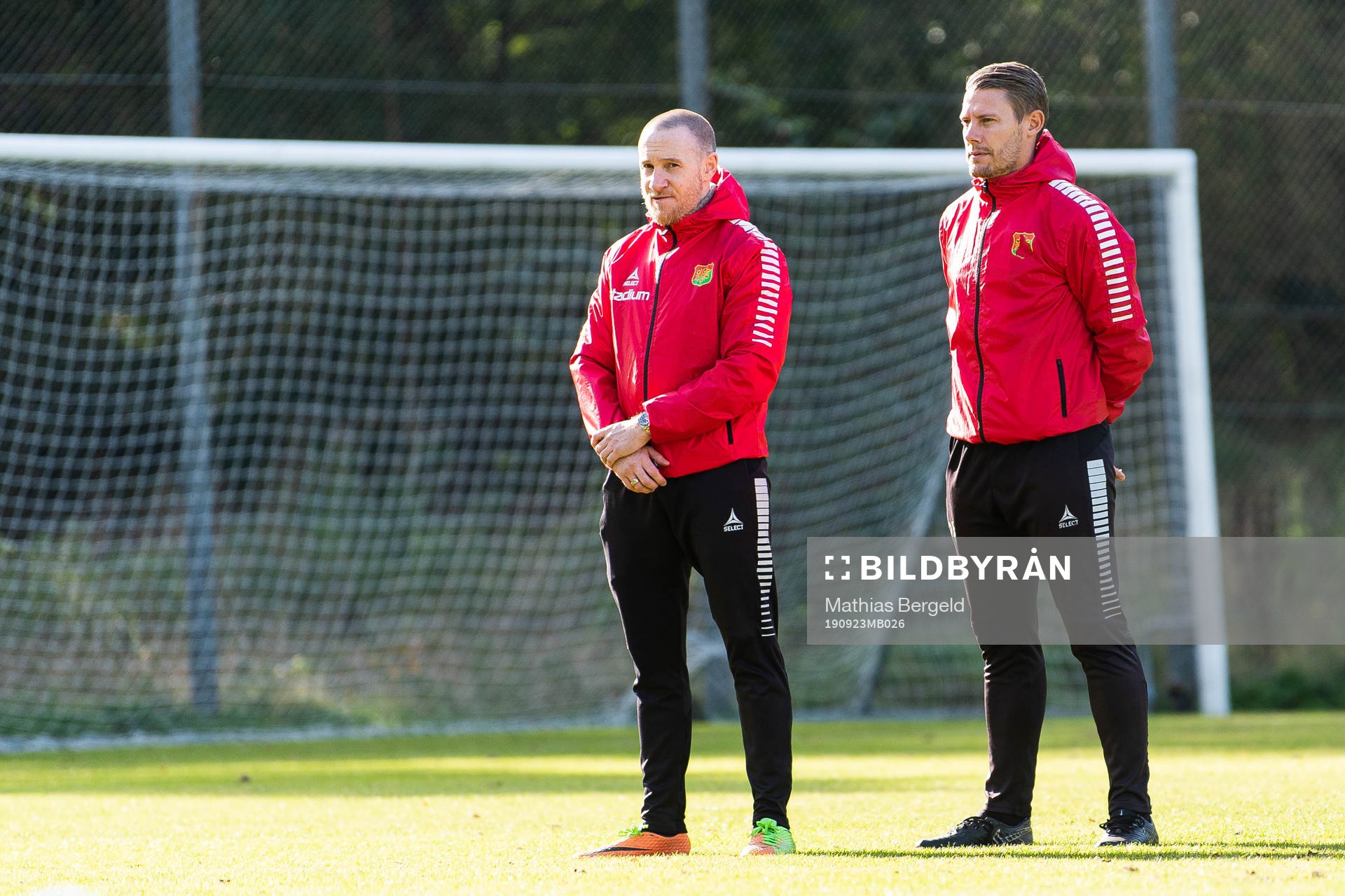 Fystränare Conor McDonagh och tränare Patrik Ingelsten