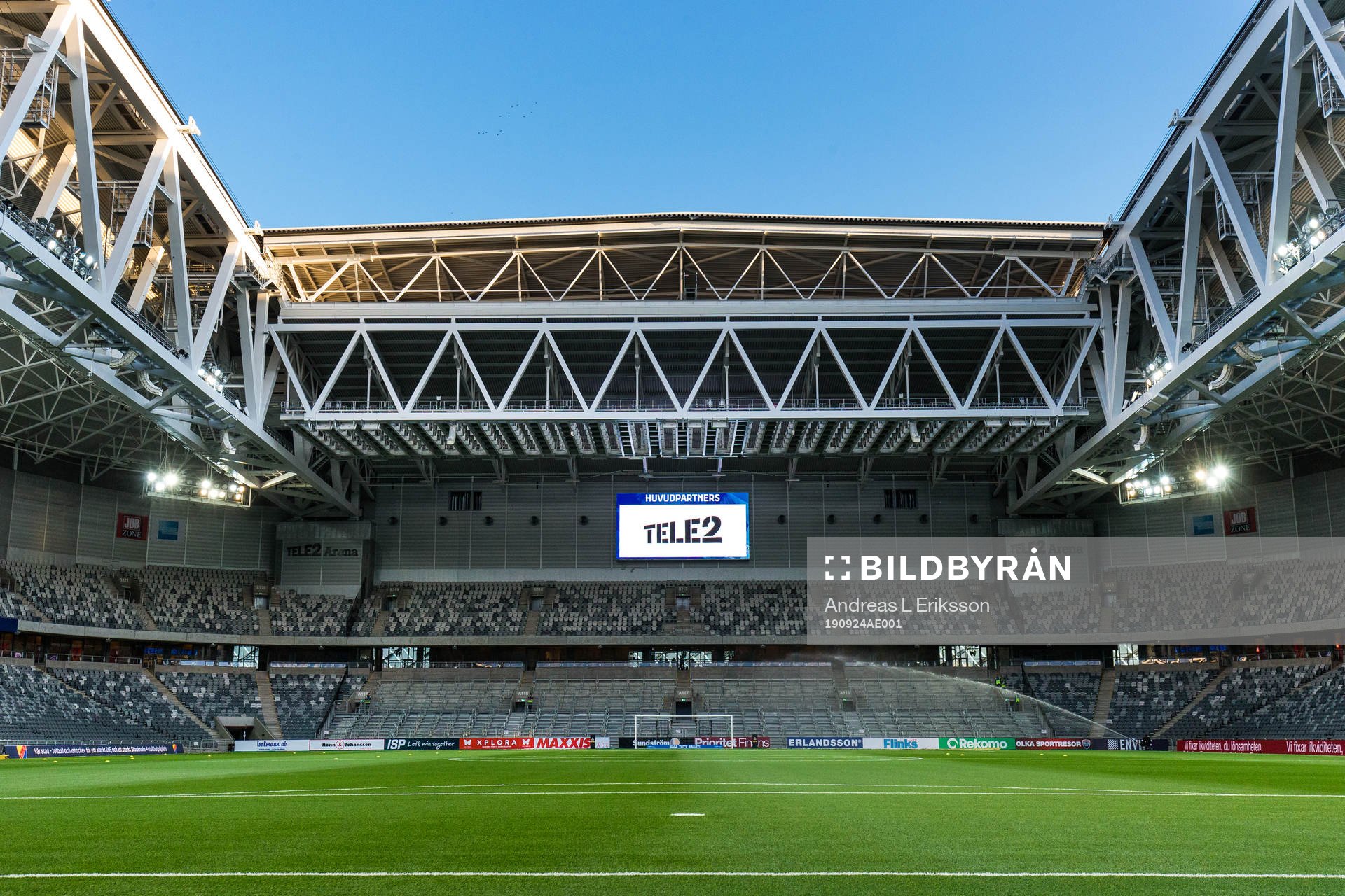 Interiör av Tele2 Arena