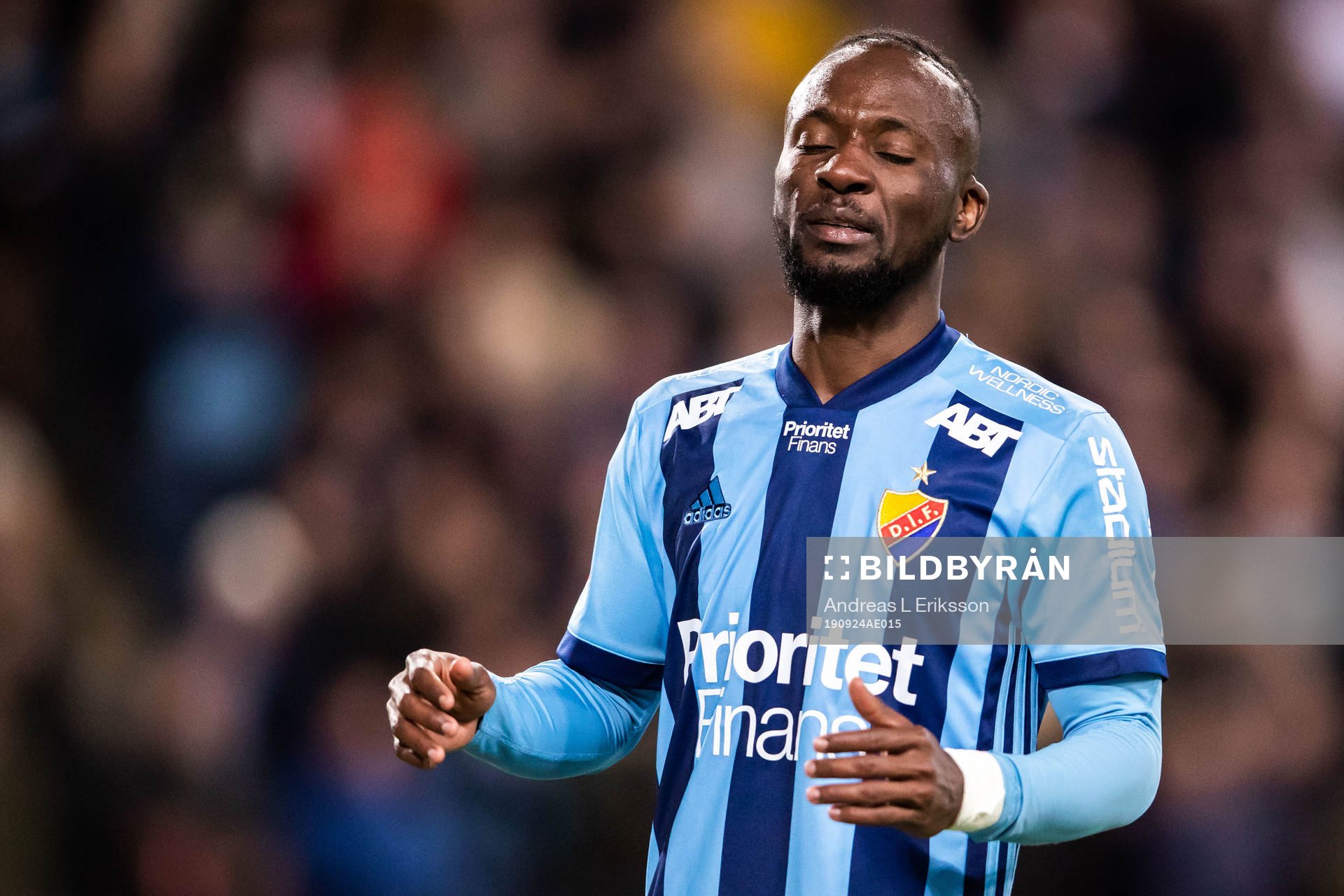 Djurgårdens Mohamed Buya Turay deppar