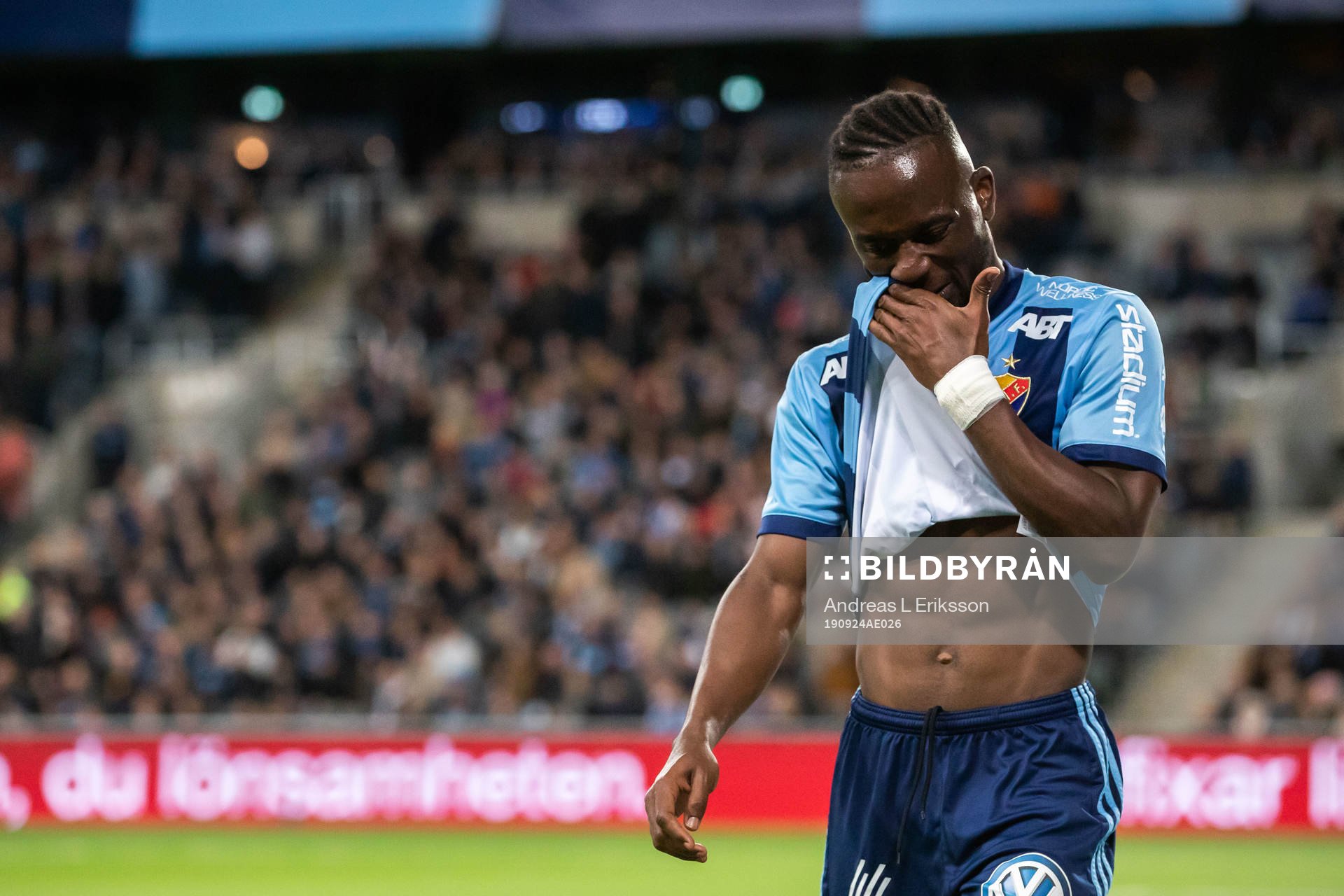 Djurgårdens Mohamed Buya Turay deppar