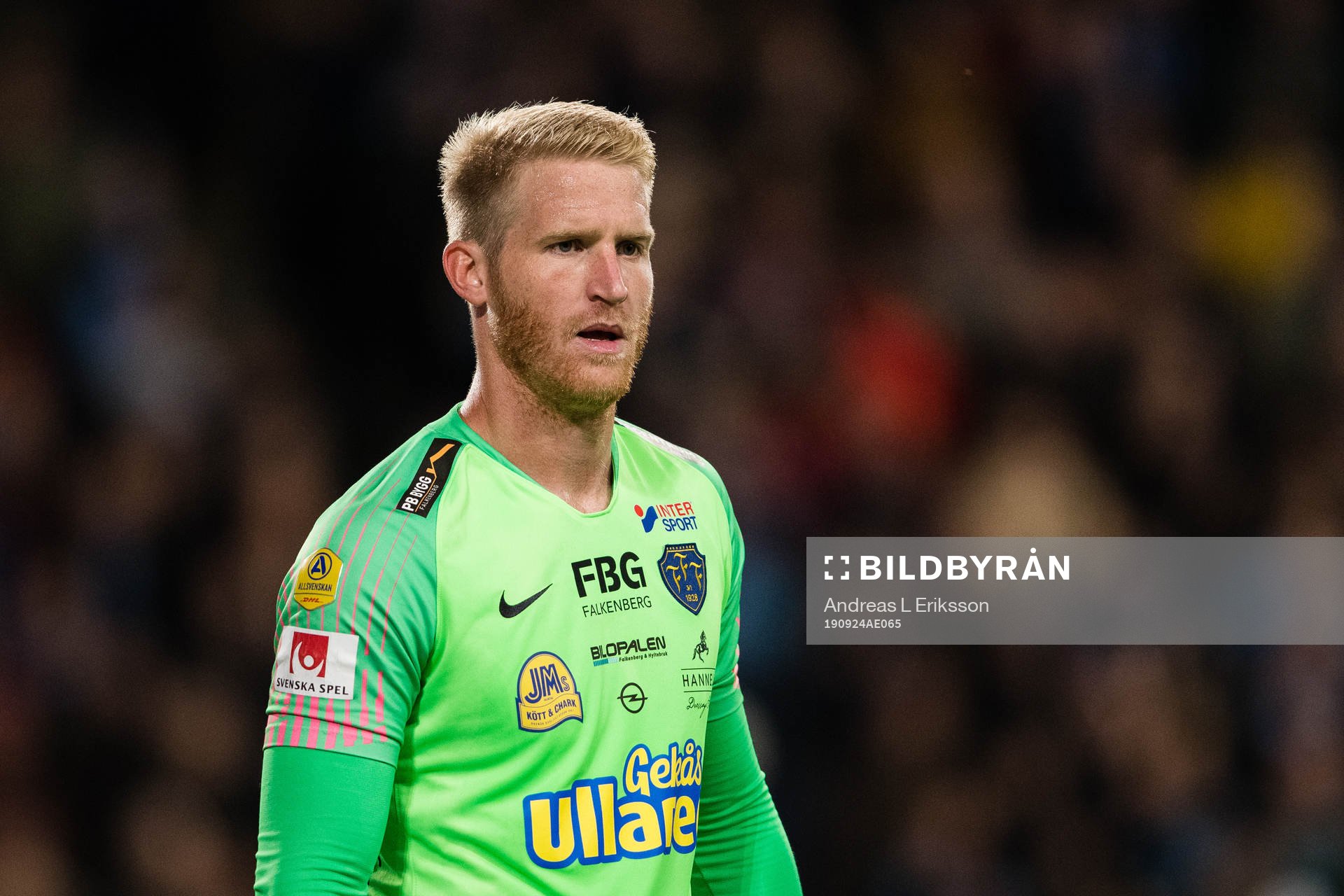Falkenbergs målvakt Hampus Nilsson