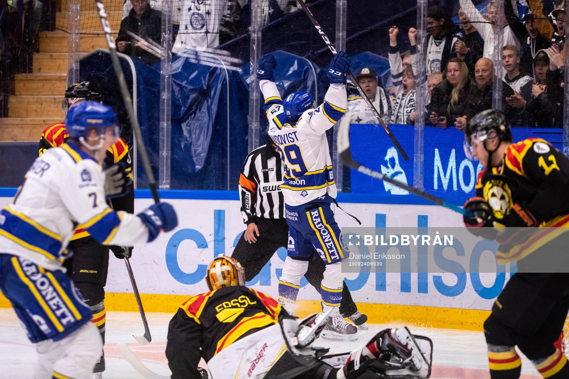 Leksands David Rundqvist jublar