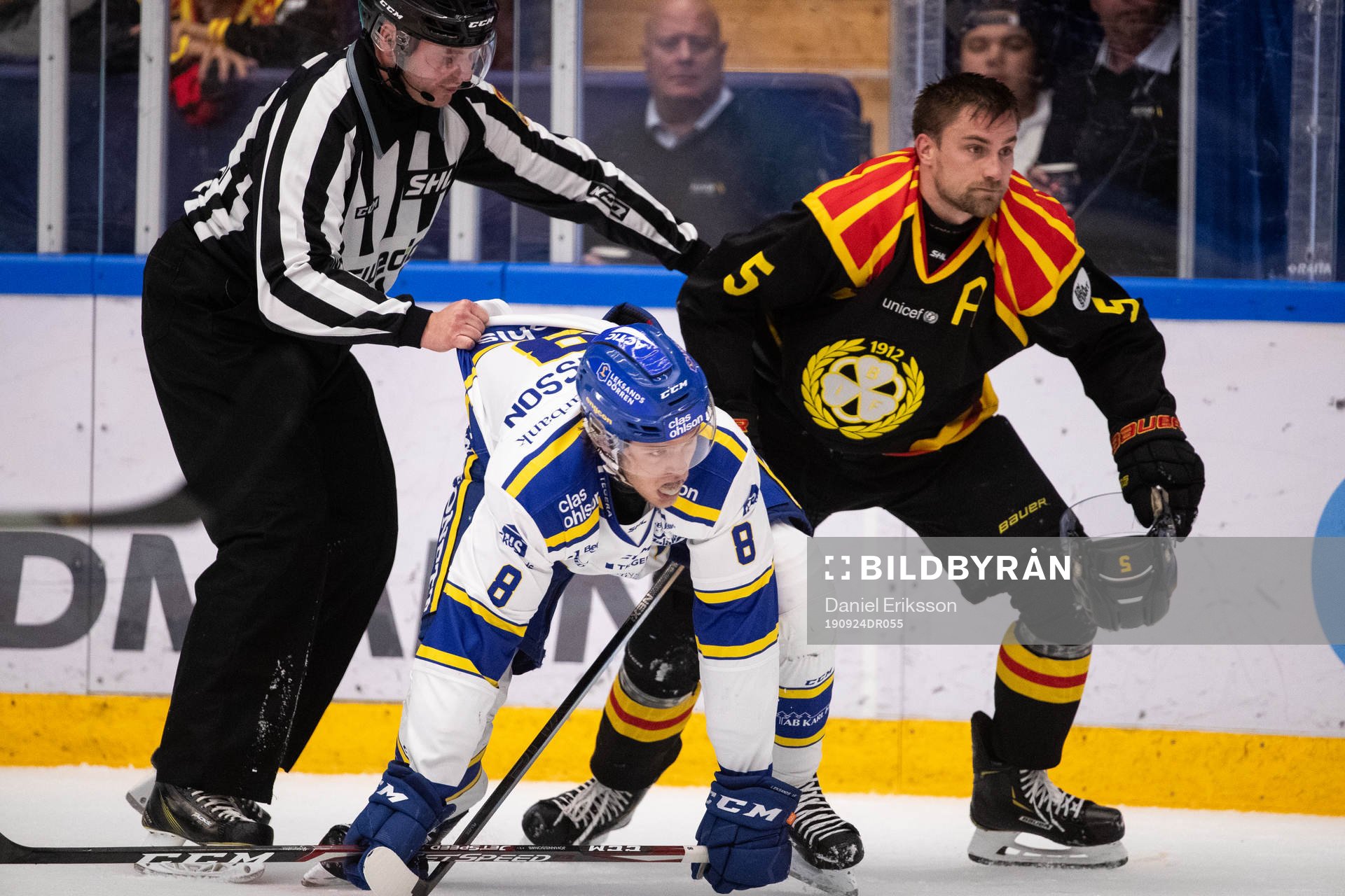 Brynäs Lukas Kilström och Leksands Filip Johansson