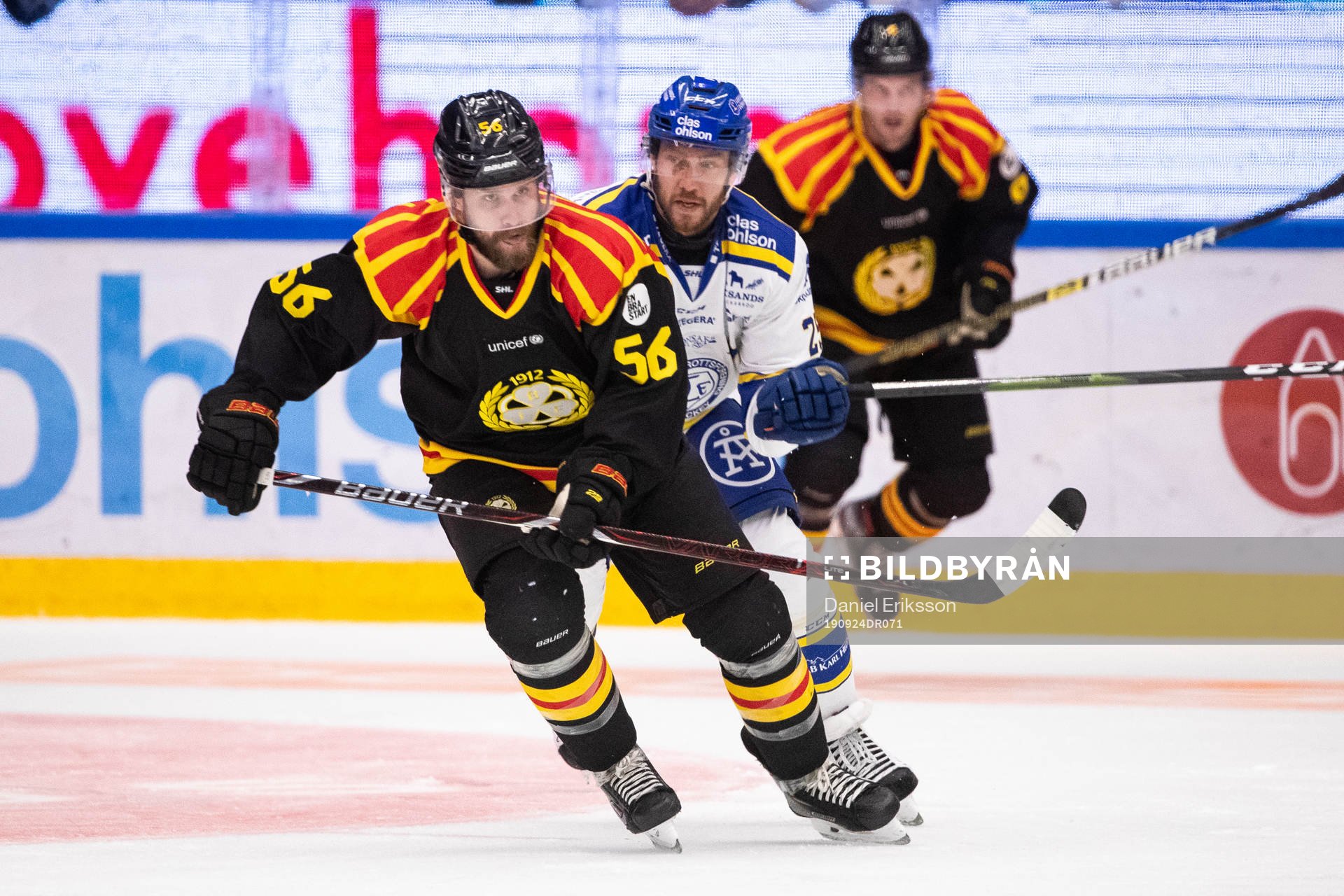 Brynäs Jonathan Sigalet och Leksands Linus Persson