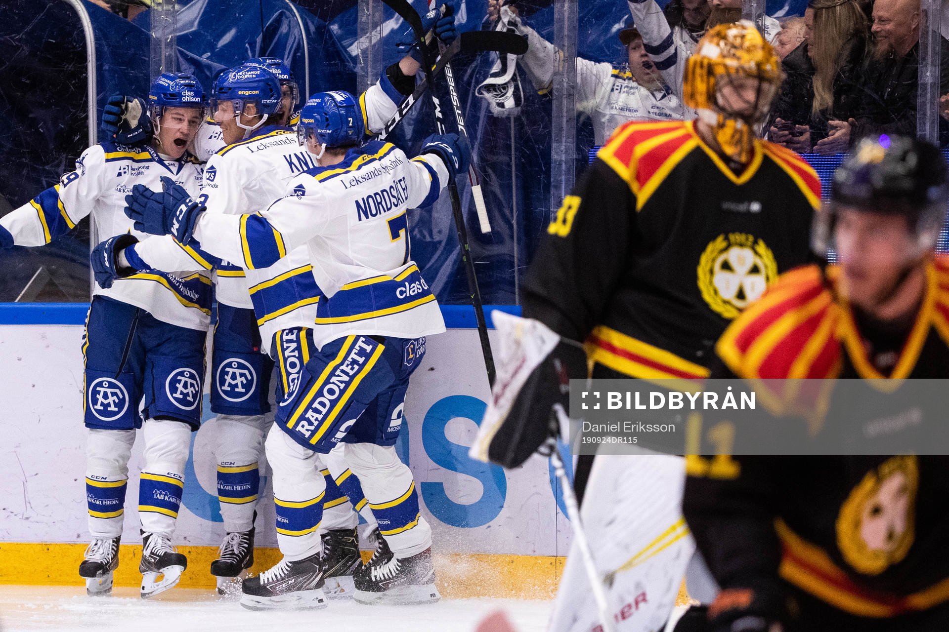 Leksands David Rundqvist och Martin Karlsson och Lucas