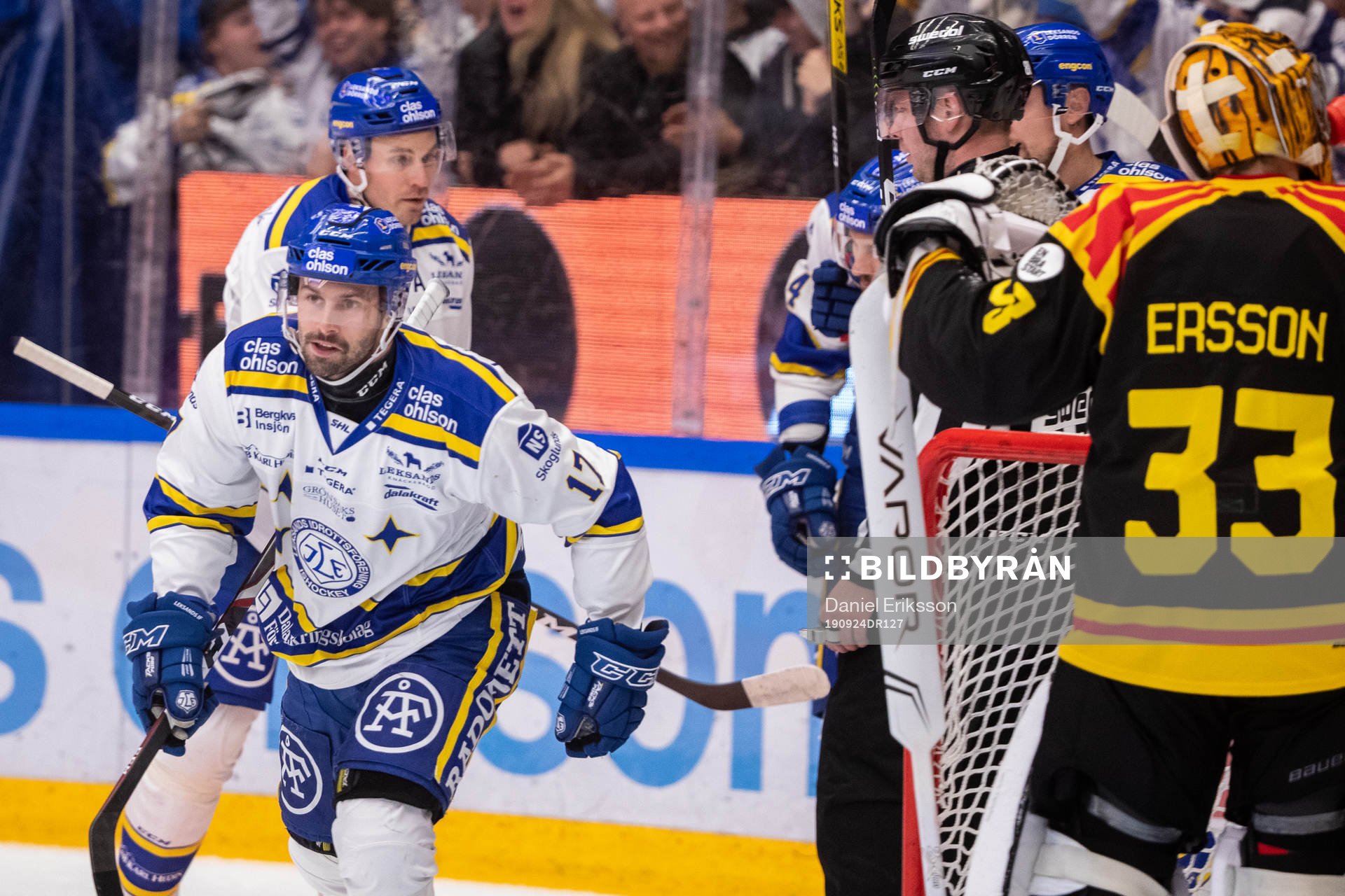 Leksands Daniel Olsson Trkulja jublar