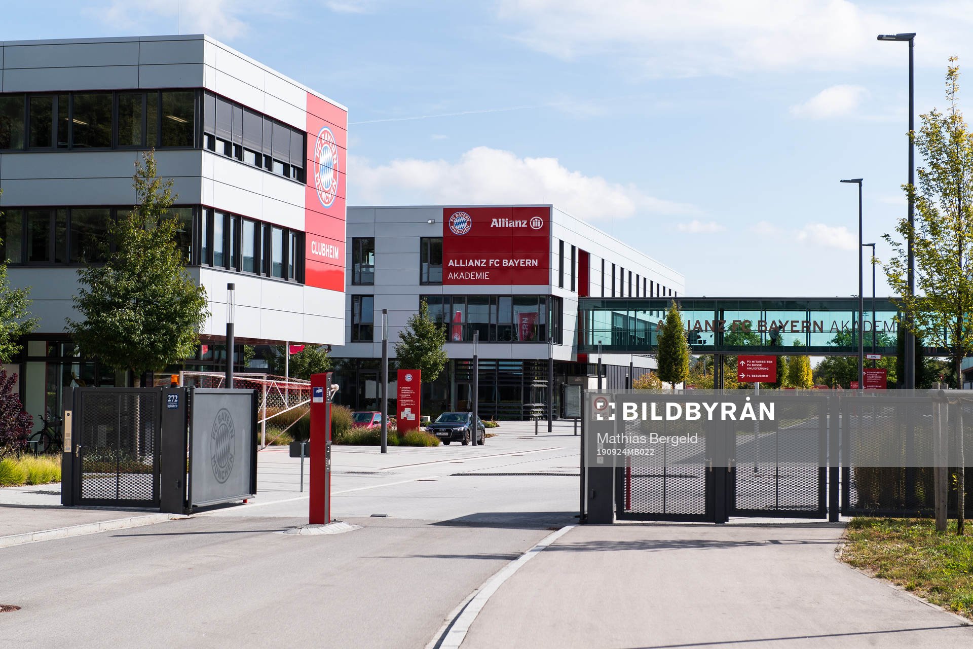 The Entrance to the Campus of Bayern Munich