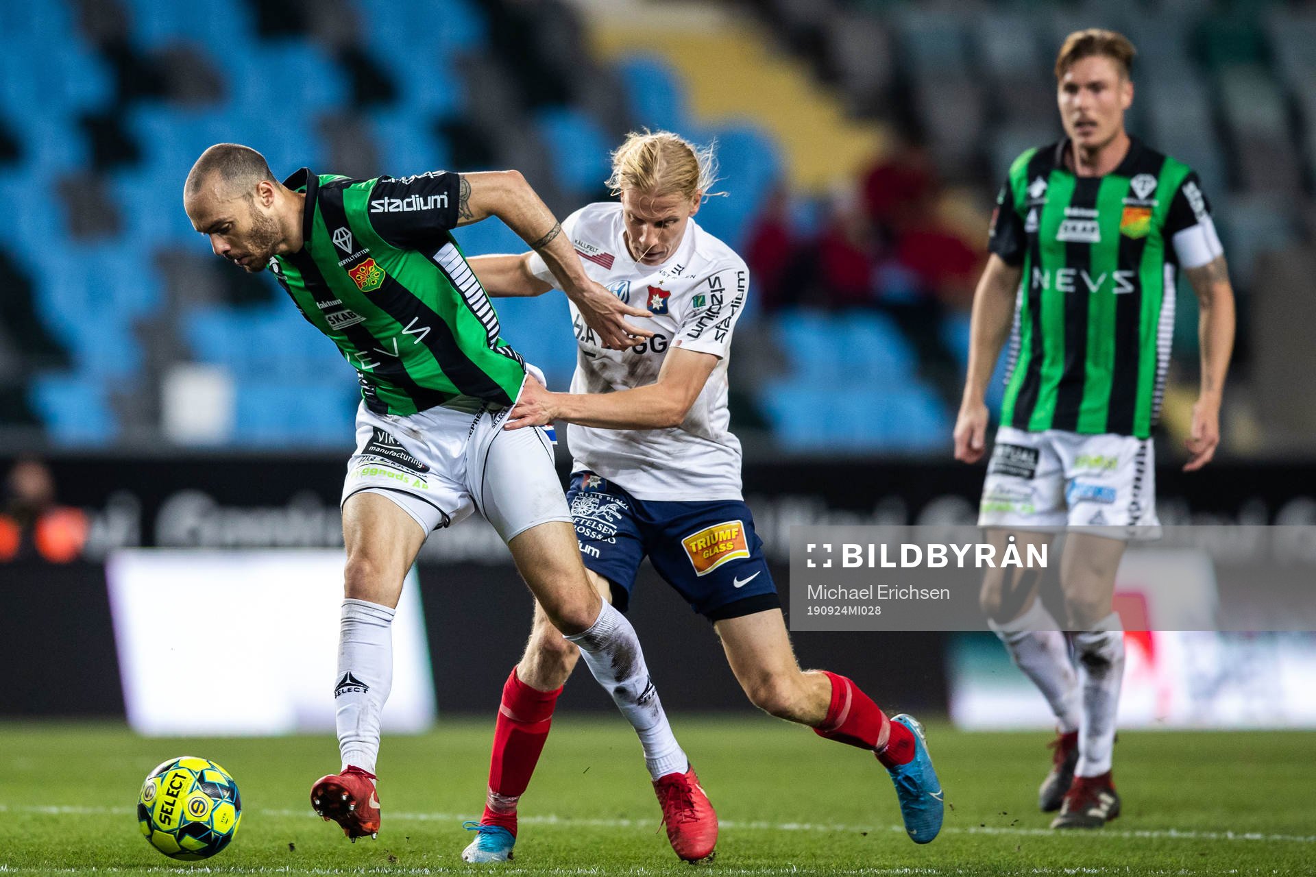 GAIS Henrique Moura Perillo och Örgrytes Gustav Ludwigson
