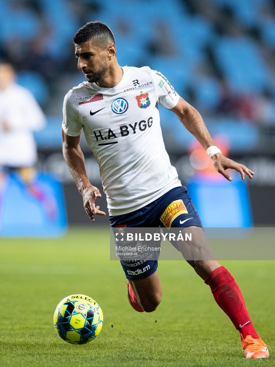 Örgrytes Ailton Almeida under fotbollsmatchen i Superettan mellan GAIS och Örgryte den 24 september 2019 i Göteborg.