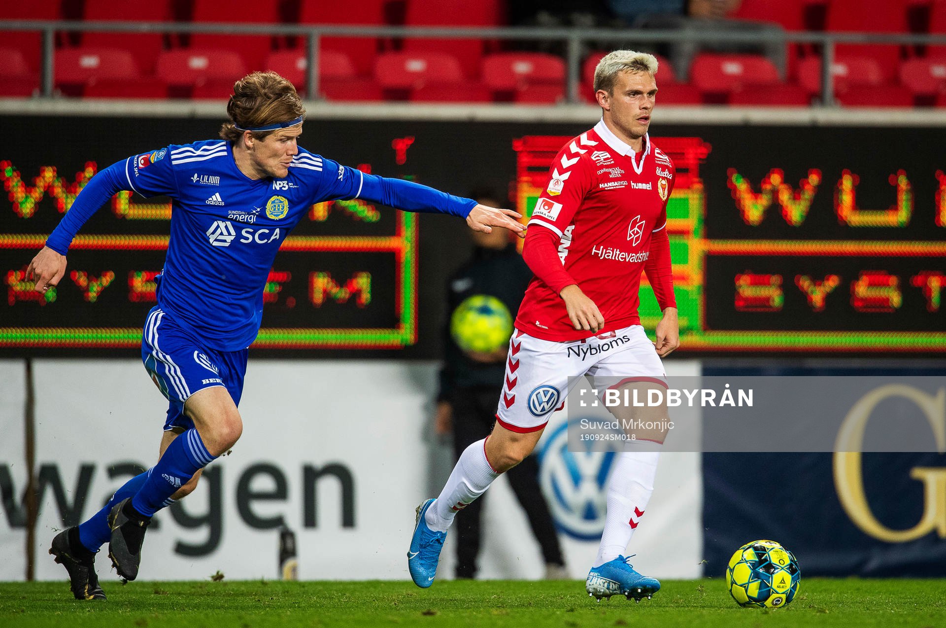 Kalmars Jesper Manns och Sundsvalls Oliver Berg