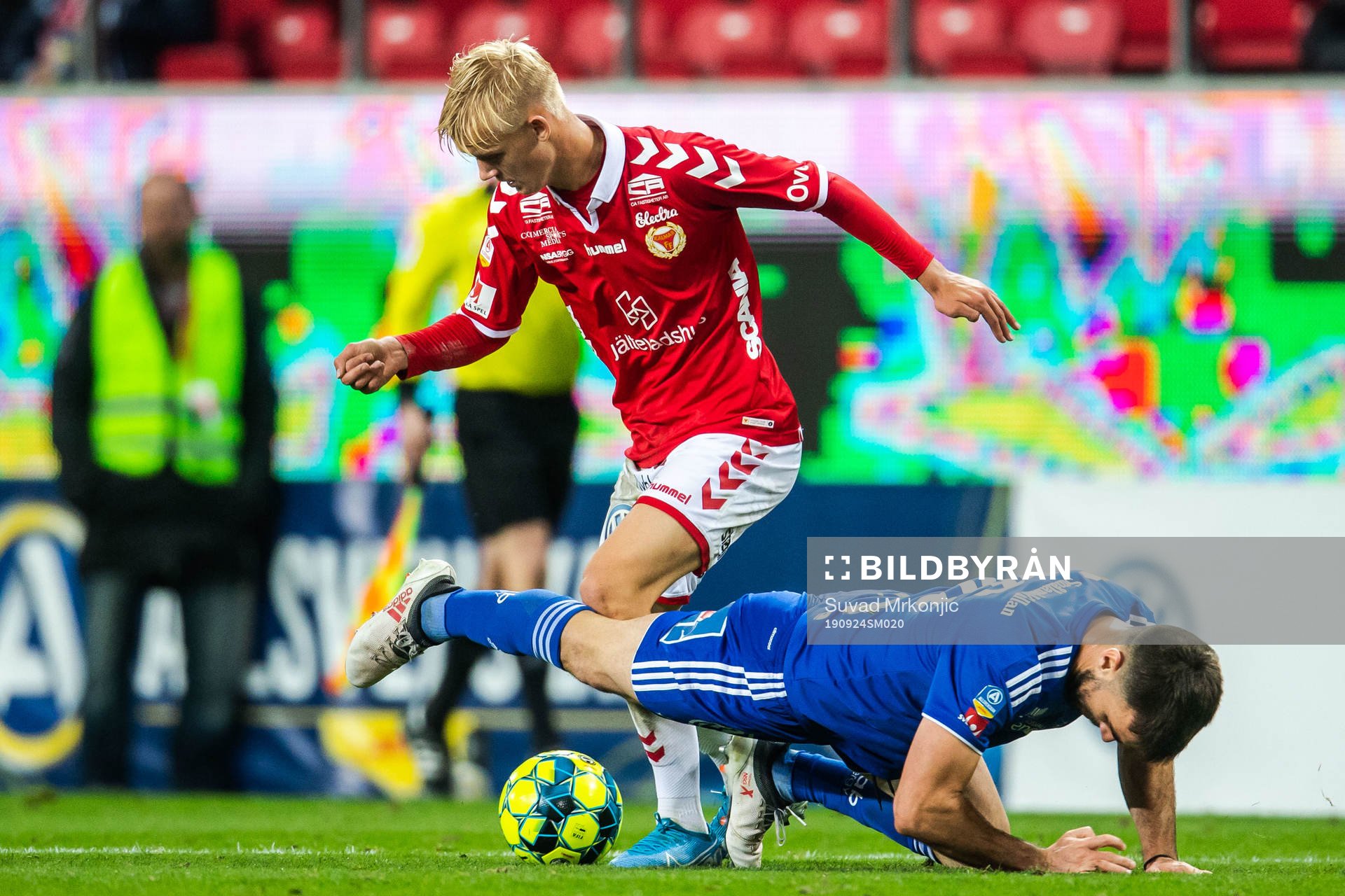Kalmars Carl Gustafsson och Sundsvalls Carlos Gracia