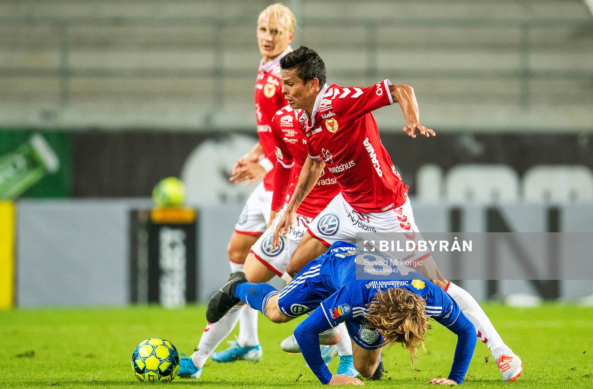 Kalmars Romário Pereira Sipião och Sundsvalls Oliver Berg