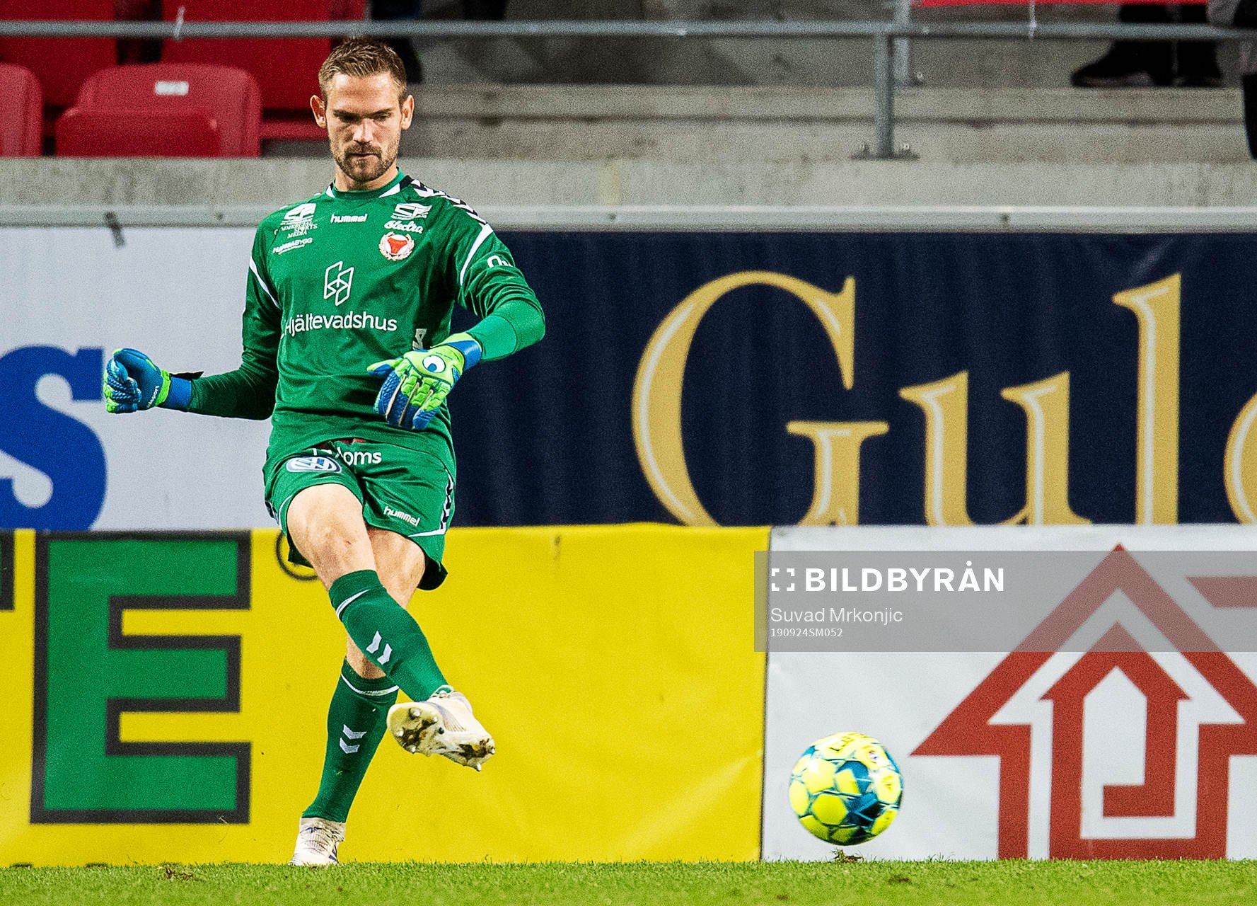 Kalmars målvakt Lucas Hägg-Johansson