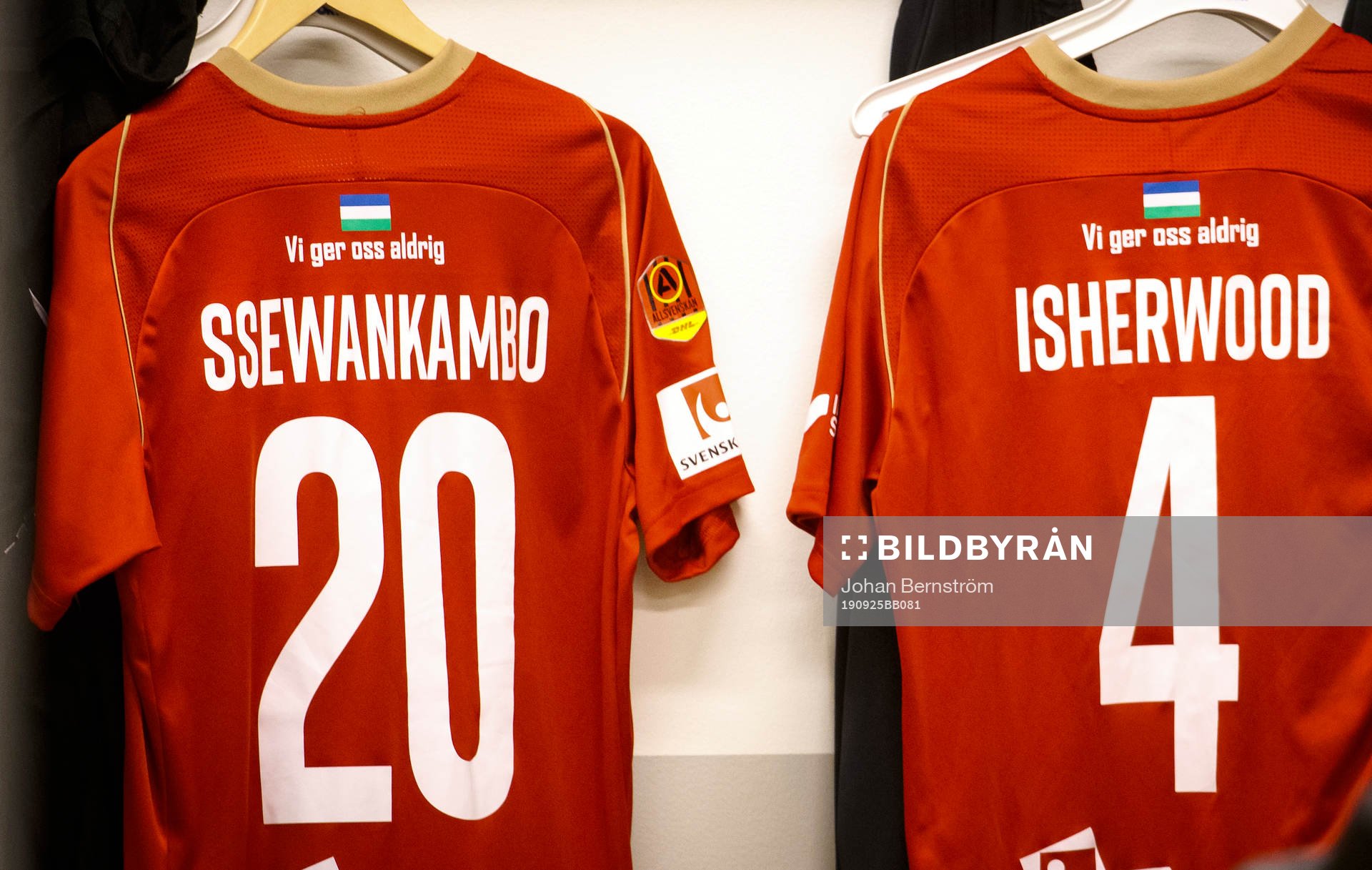 Östersunds Isak Ssewankambo och Thomas Isherwood