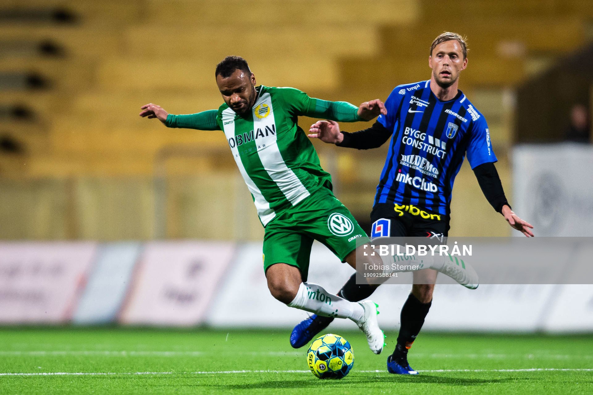 Hammarbys Serge-Junior Martinsson Ngouali och Sirius