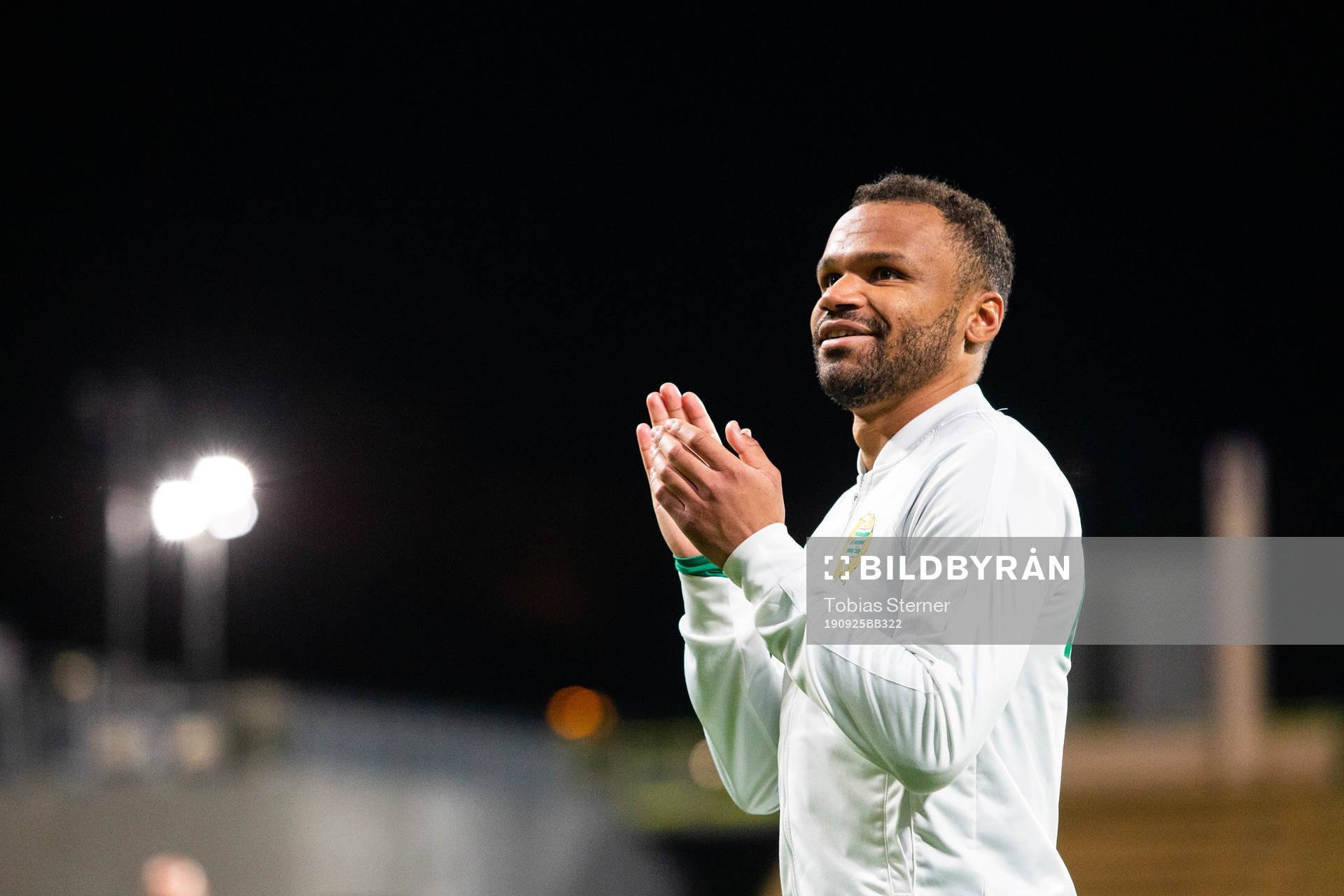Hammarbys Serge-Junior Martinsson Ngouali jublar efter fotbollsmatchen i Allsvenskan mellan Sirius och Hammarby den 25 september 2019 i Uppsala.