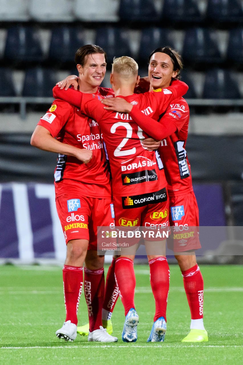 Elfsborgs Simon Olsson, Simon Strand och Jonathan Levi