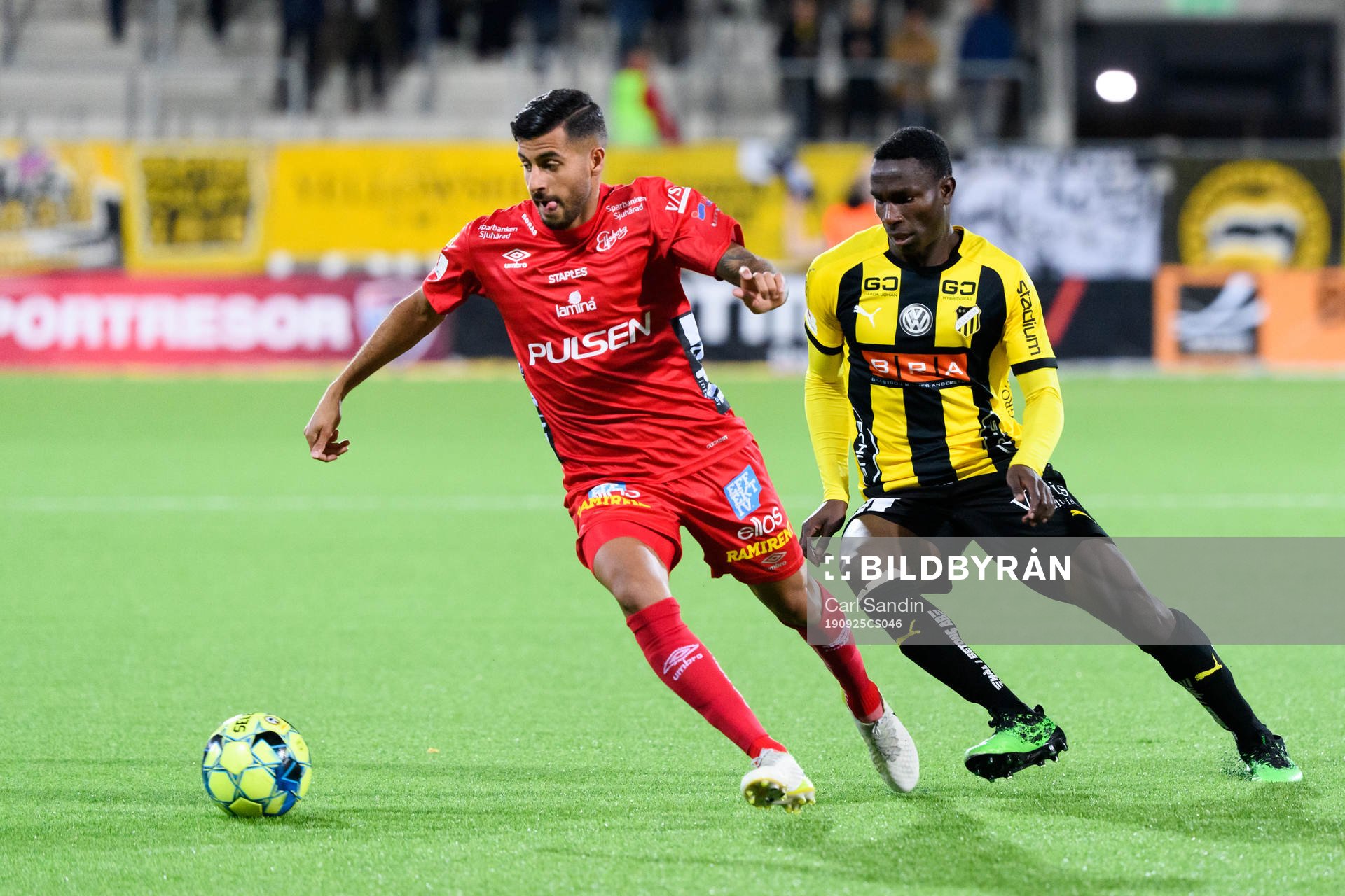 Elfsborgs Rami Kaib och Häckens Godswill Ekpolo