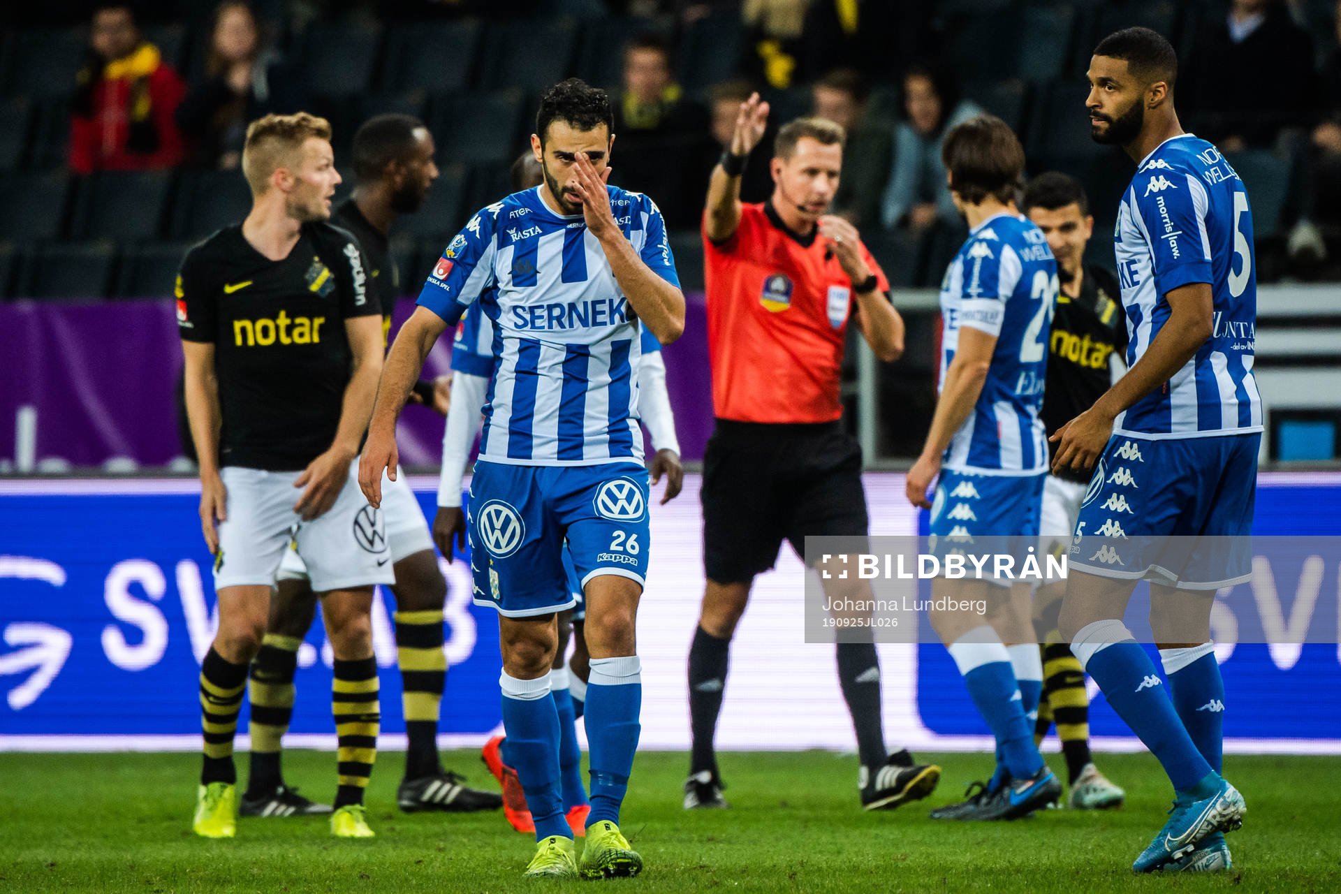 IFK Göteborgs André Calisir deppar