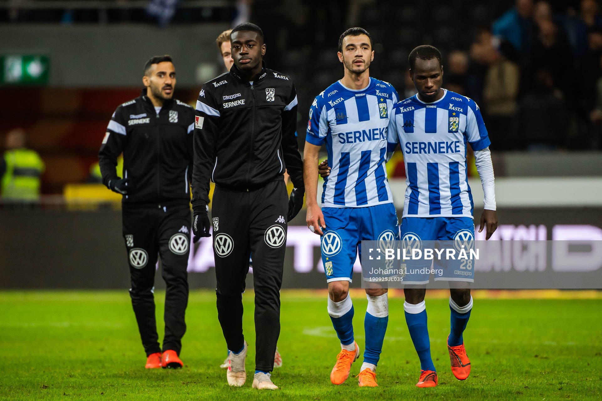IFK Göteborgs Giorgi Kharaishvili och Alhassan Yusuf