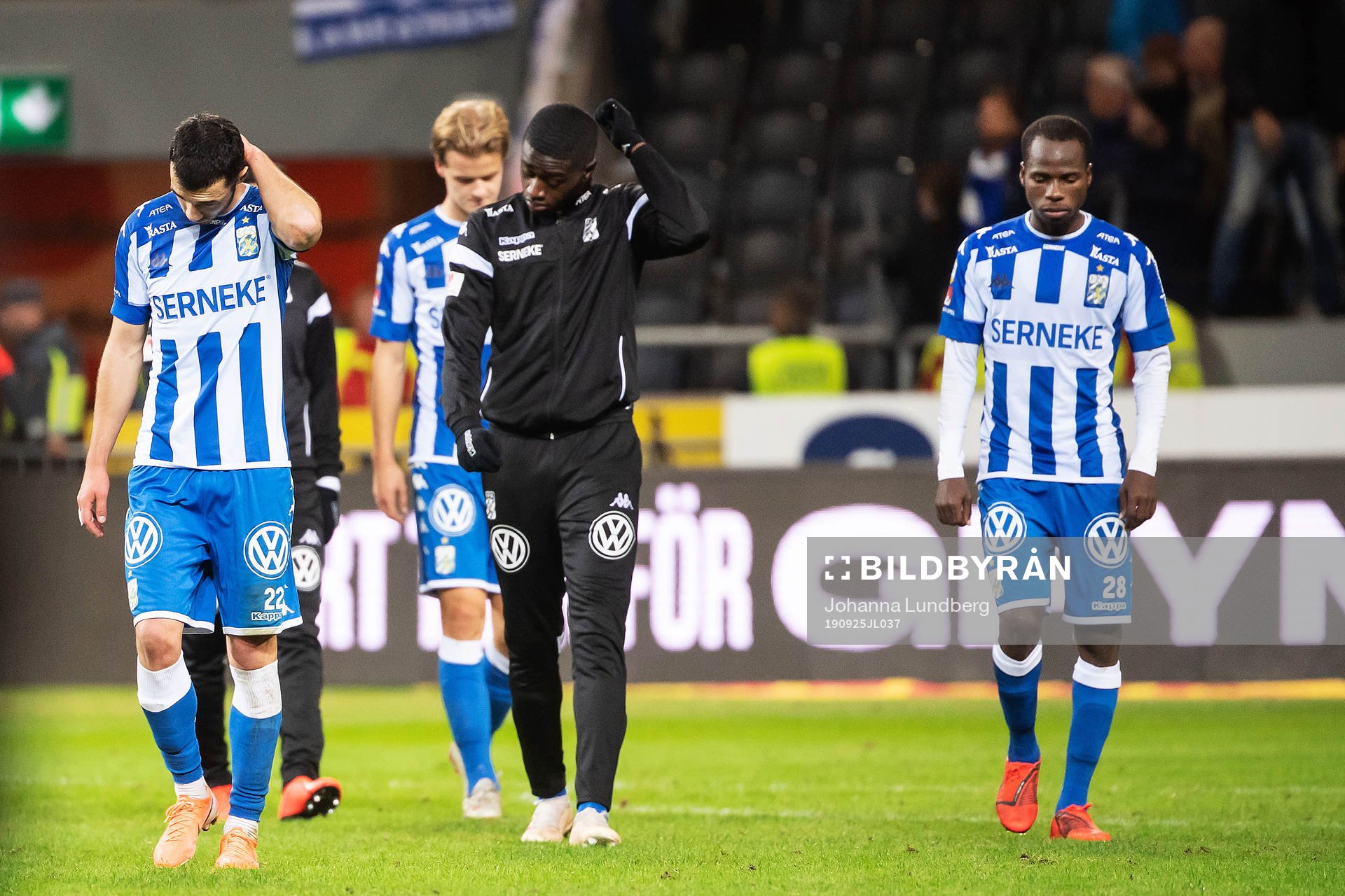 IFK Göteborgs Giorgi Kharaishvili och Alhassan Yusuf