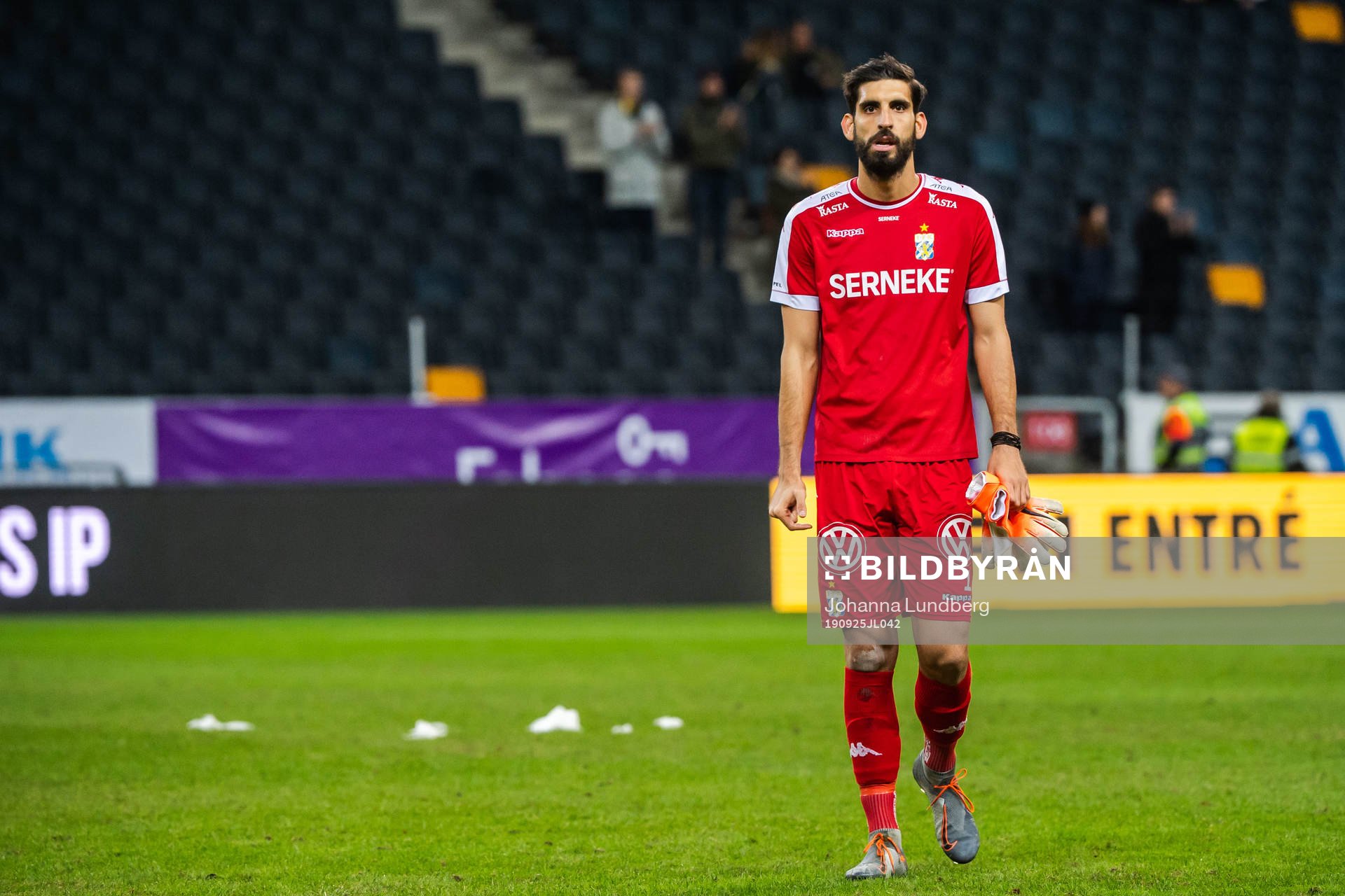 IFK Göteborgs målvakt Ioannis Anestis deppar