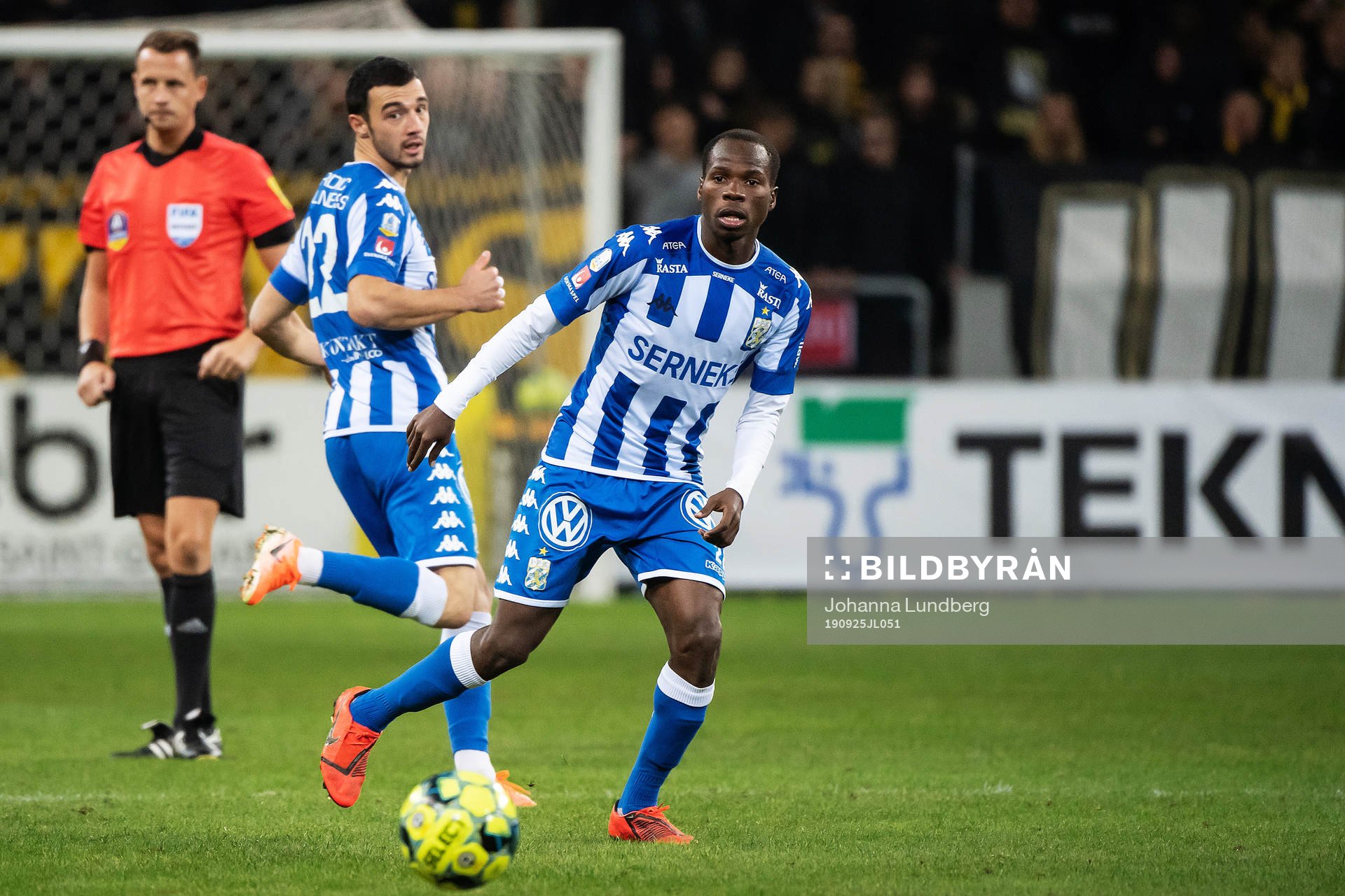 IFK Göteborgs Giorgi Kharaishvili och Alhassan Yusuf