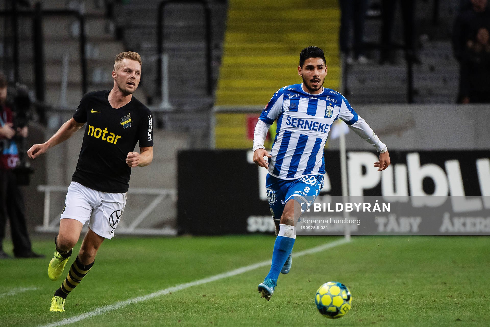 s Sebastian Larsson och IFK Göteborgs Hosam Aiesh