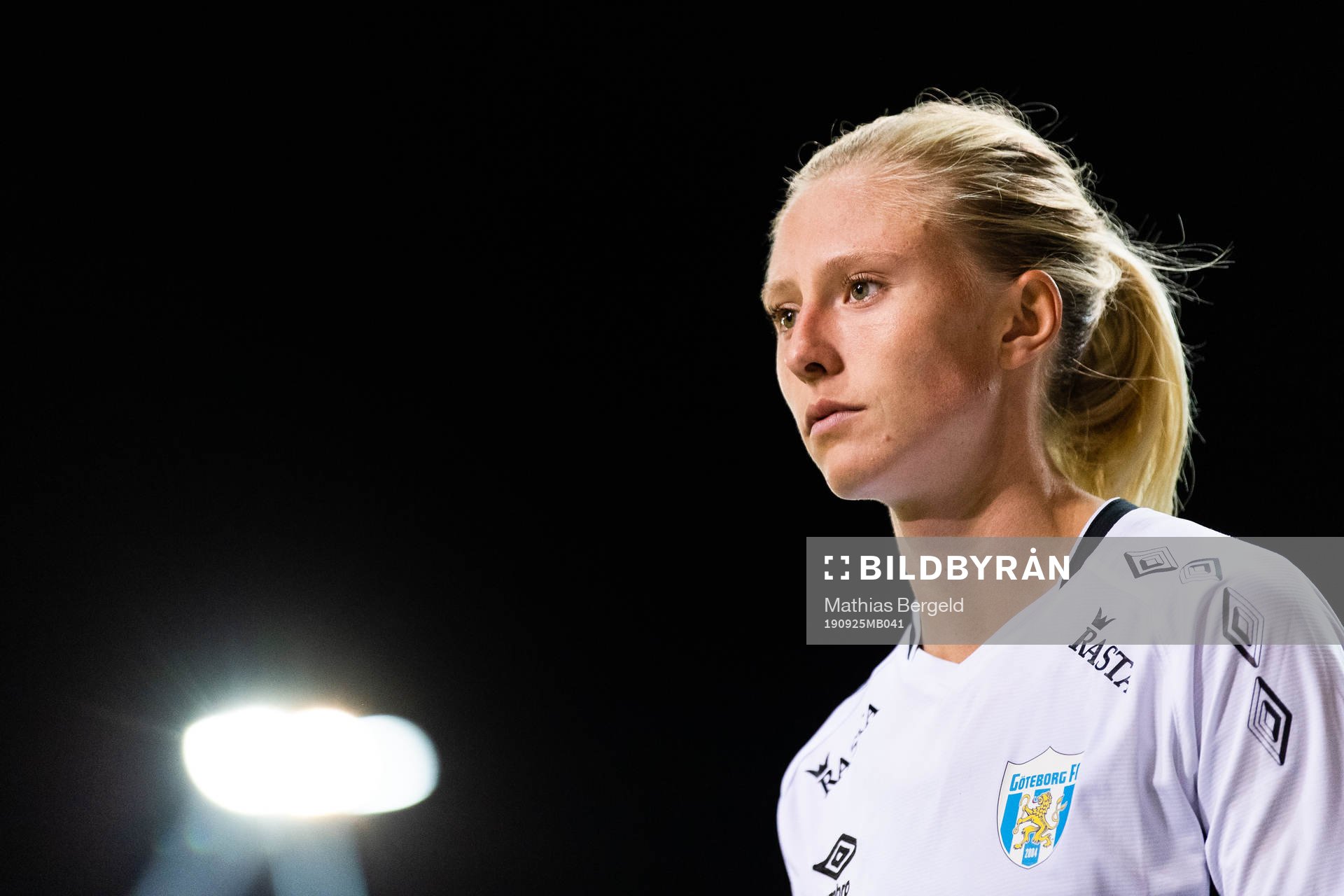 Rebecka Blomqvist looks dejected