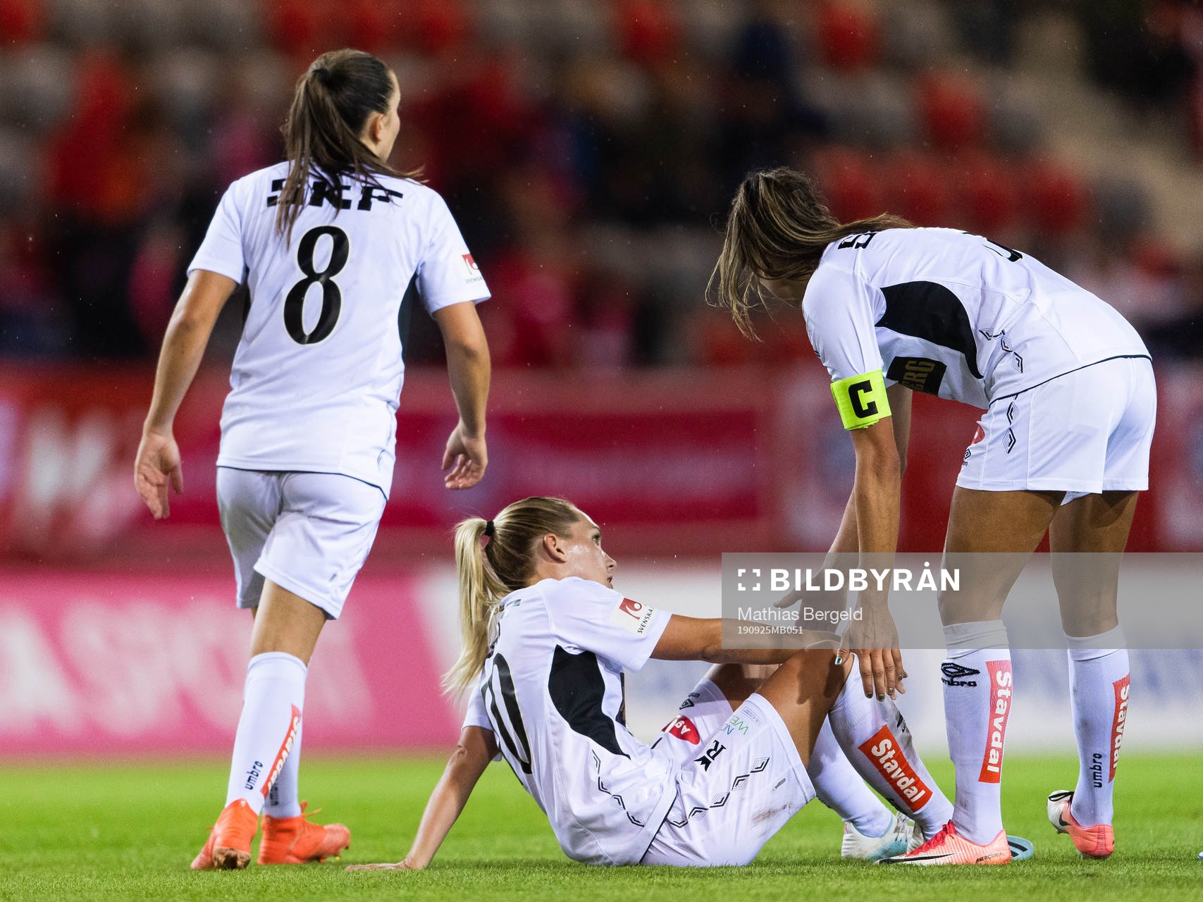 Elin Rubensson of Göteborg looks dejected