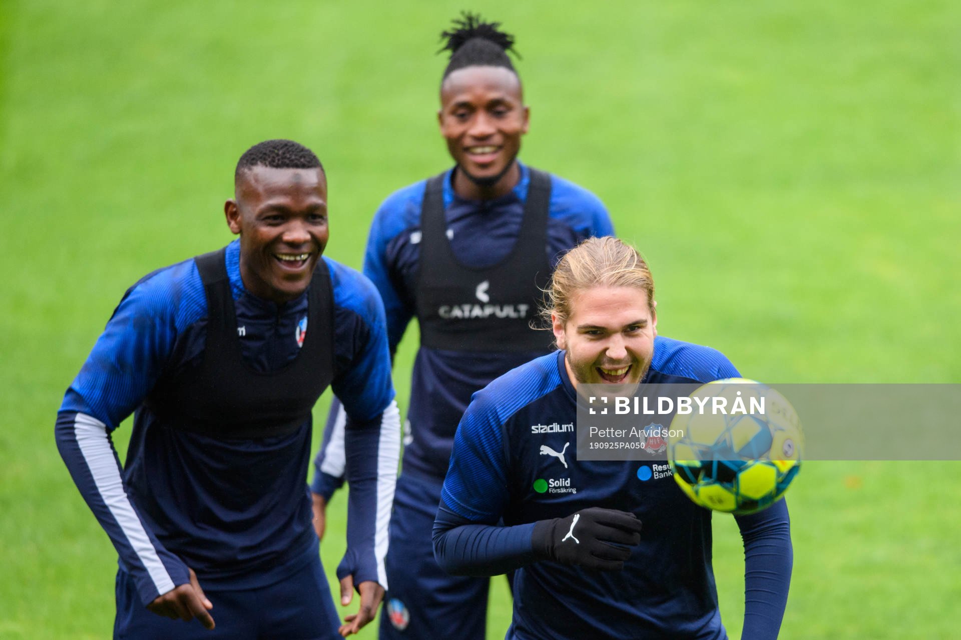 Alhaji Gero, Mamudu Moro och Charlie Weberg