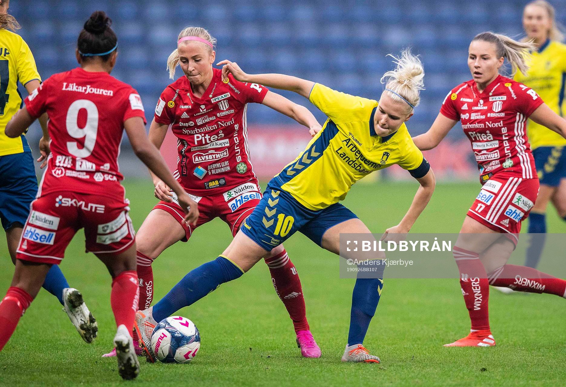 UEFA Womens Champions League, Brondby vs Pitea[DK=20190926: