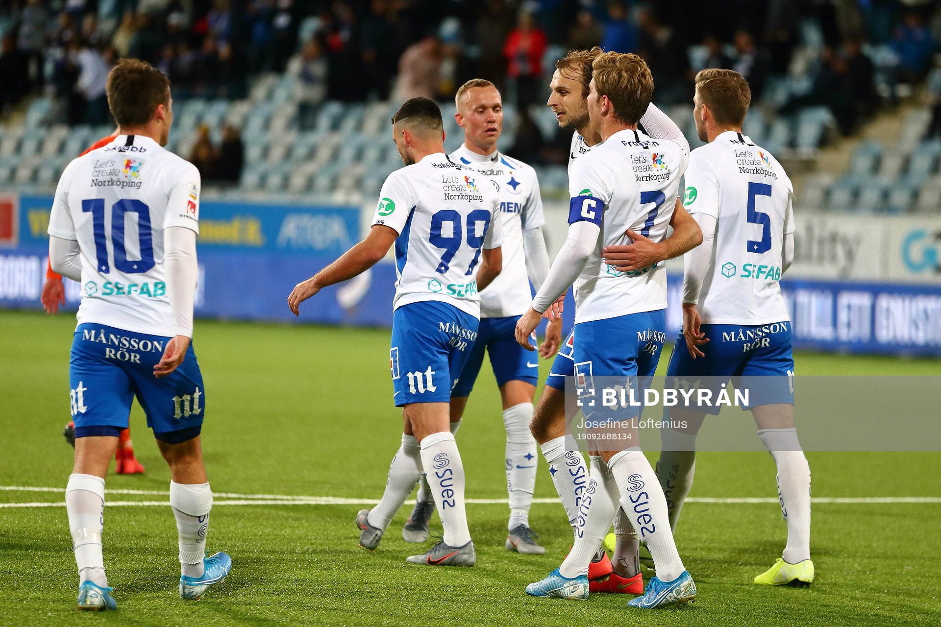 IFK Norrköpings Lars Krogh Gerson och Alexander Fransson