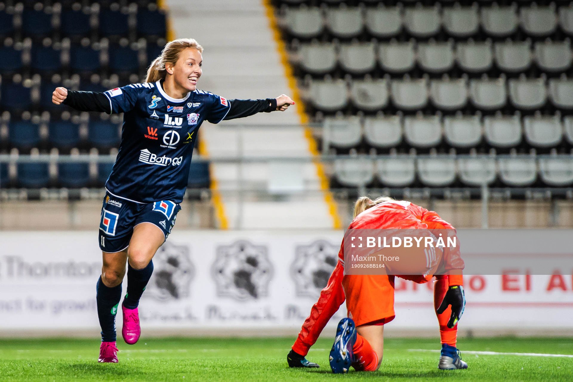 Linköpings Mimmi Larsson jublar