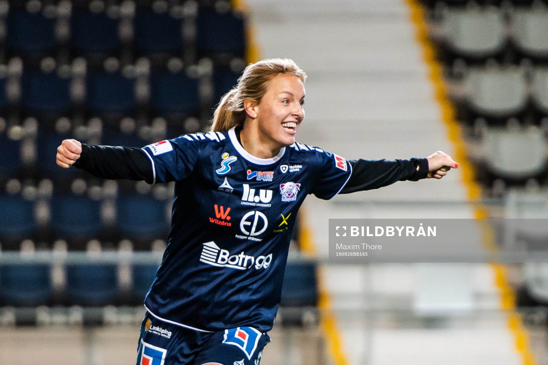 Linköpings Mimmi Larsson jublar