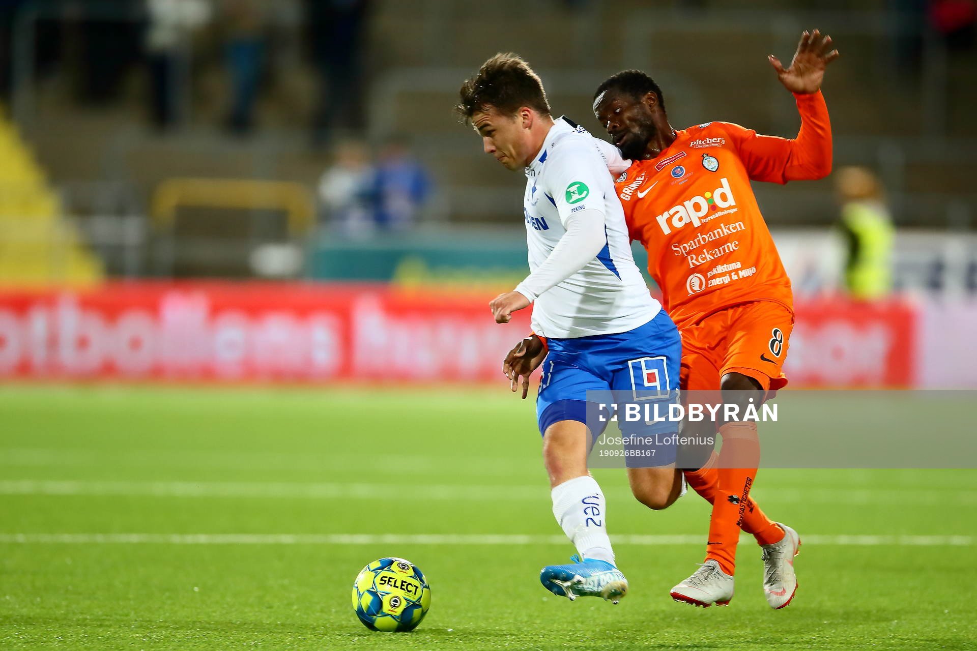 IFK Norrköpings Simon Skrabb och AFC Eskilstunas Ousmane