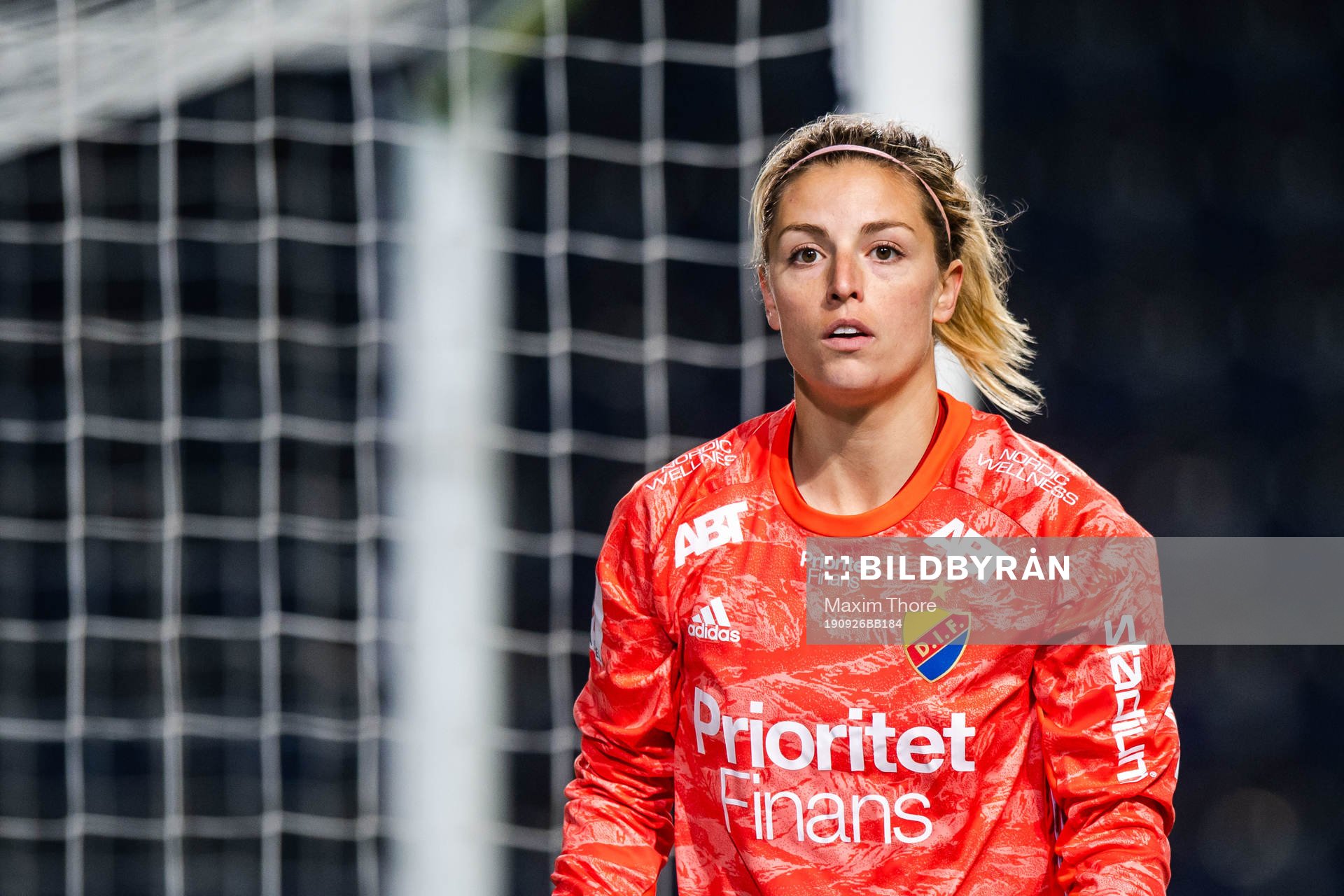 Djurgårdens målvakt Jennifer Pelley