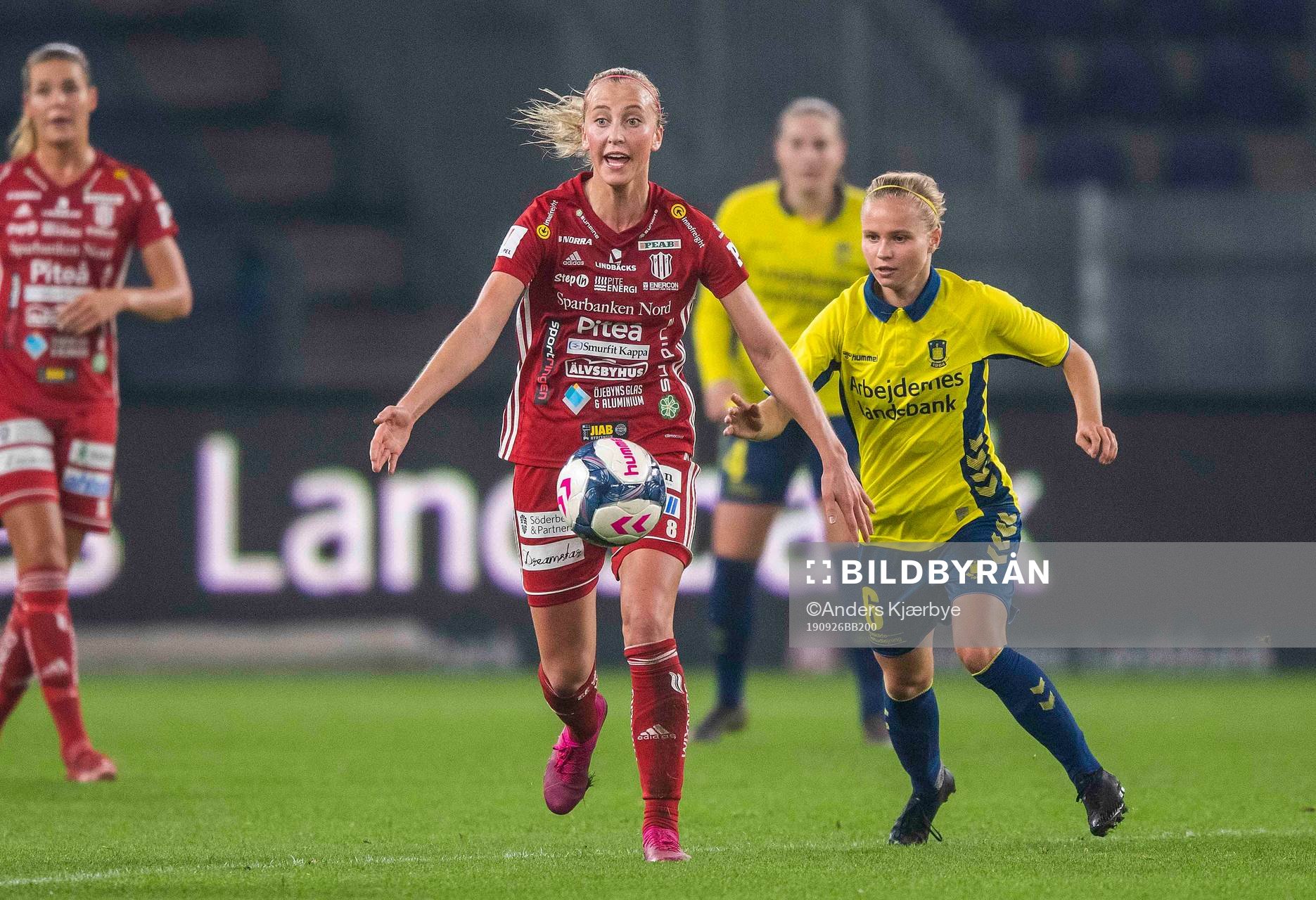 [DK=20190926: Julia Karlernäs, Piteå IF og Josefine Hasbo