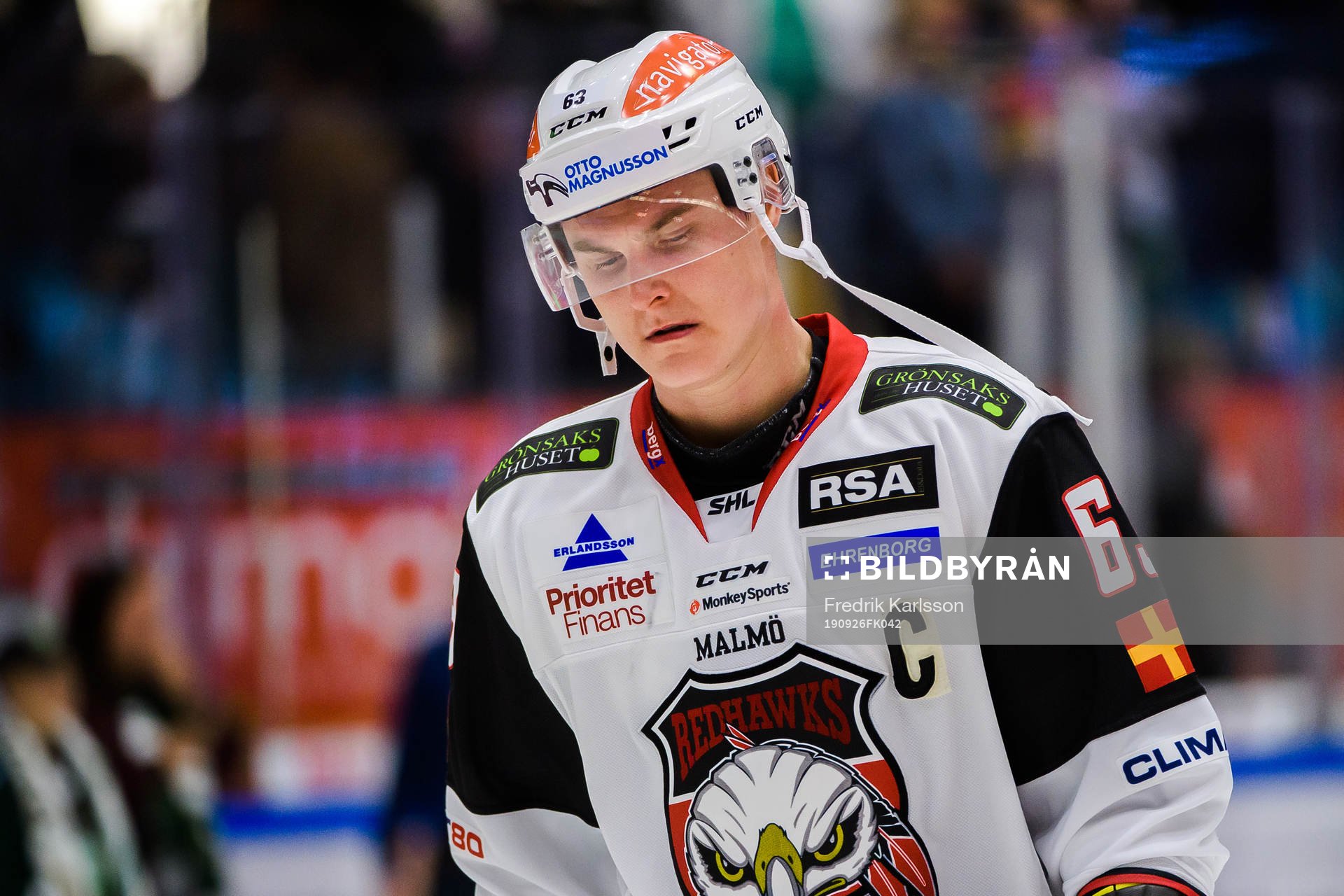 Malmö Redhawks Fredrik Händemark deppar