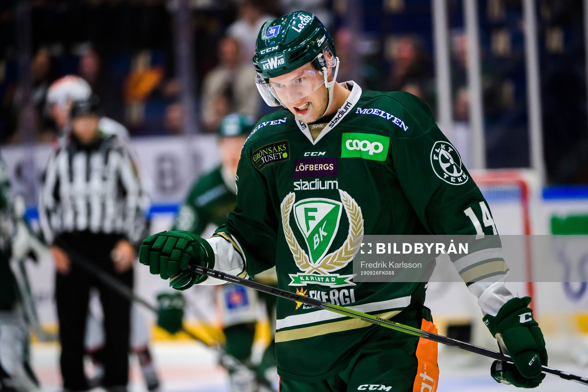 Färjestads Victor Ejdsell deppar