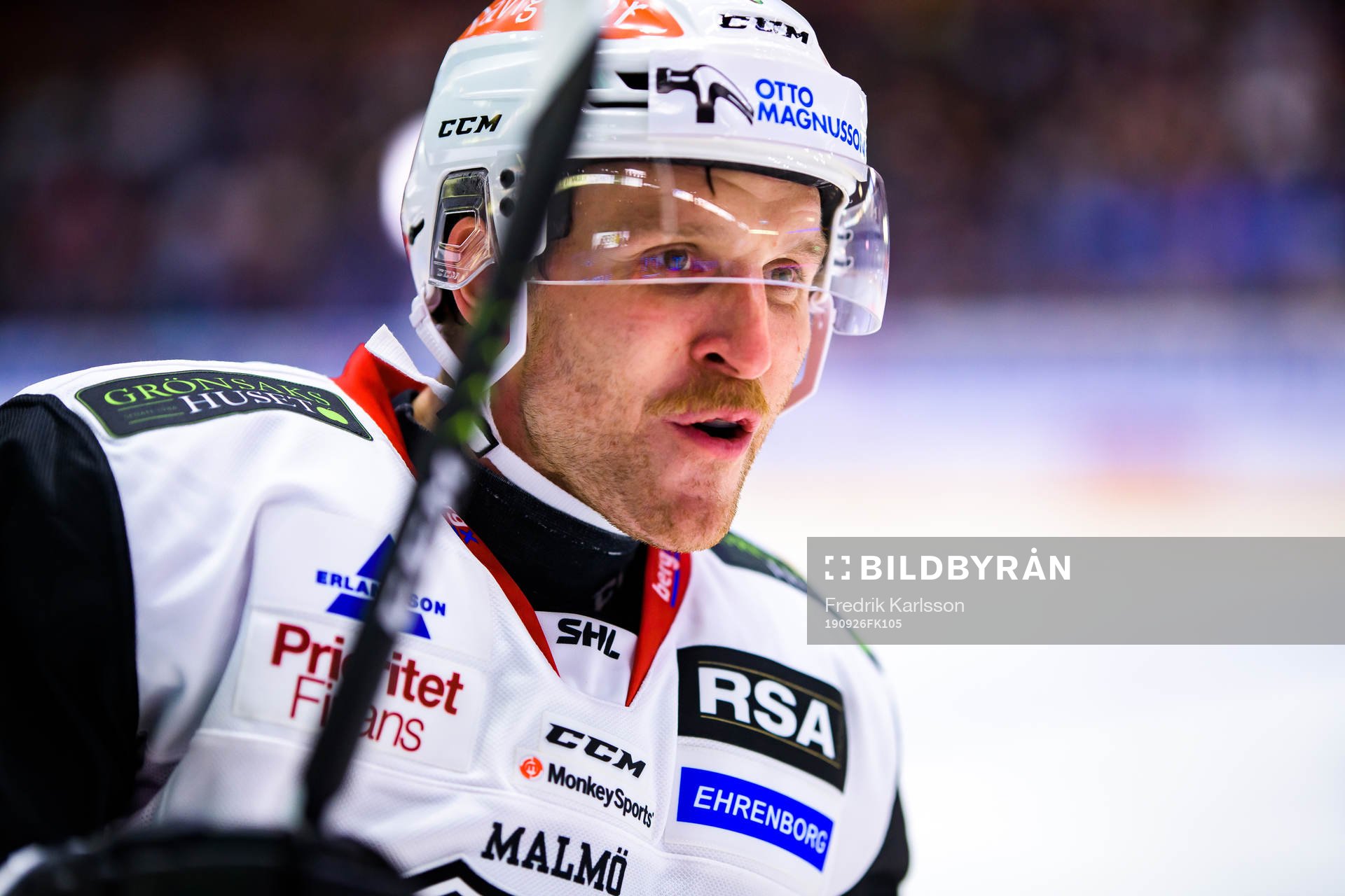 Malmö Redhawks Frederik Storm jublar