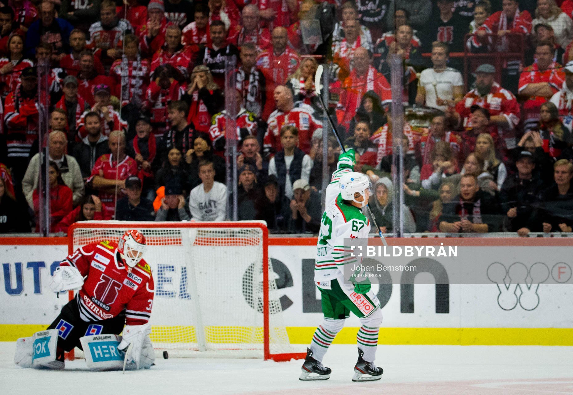 Rögles Leon Bristedt sätter