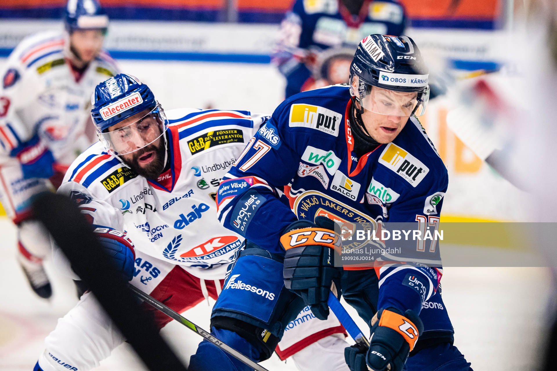 Växjös Jonas Engström och Oskarshamns Johan Alm