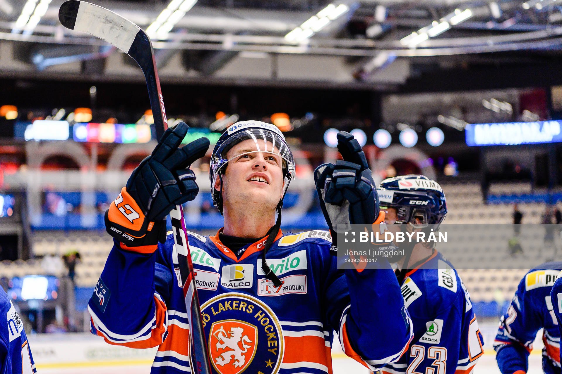 Växjös Oliver Bohm jublar