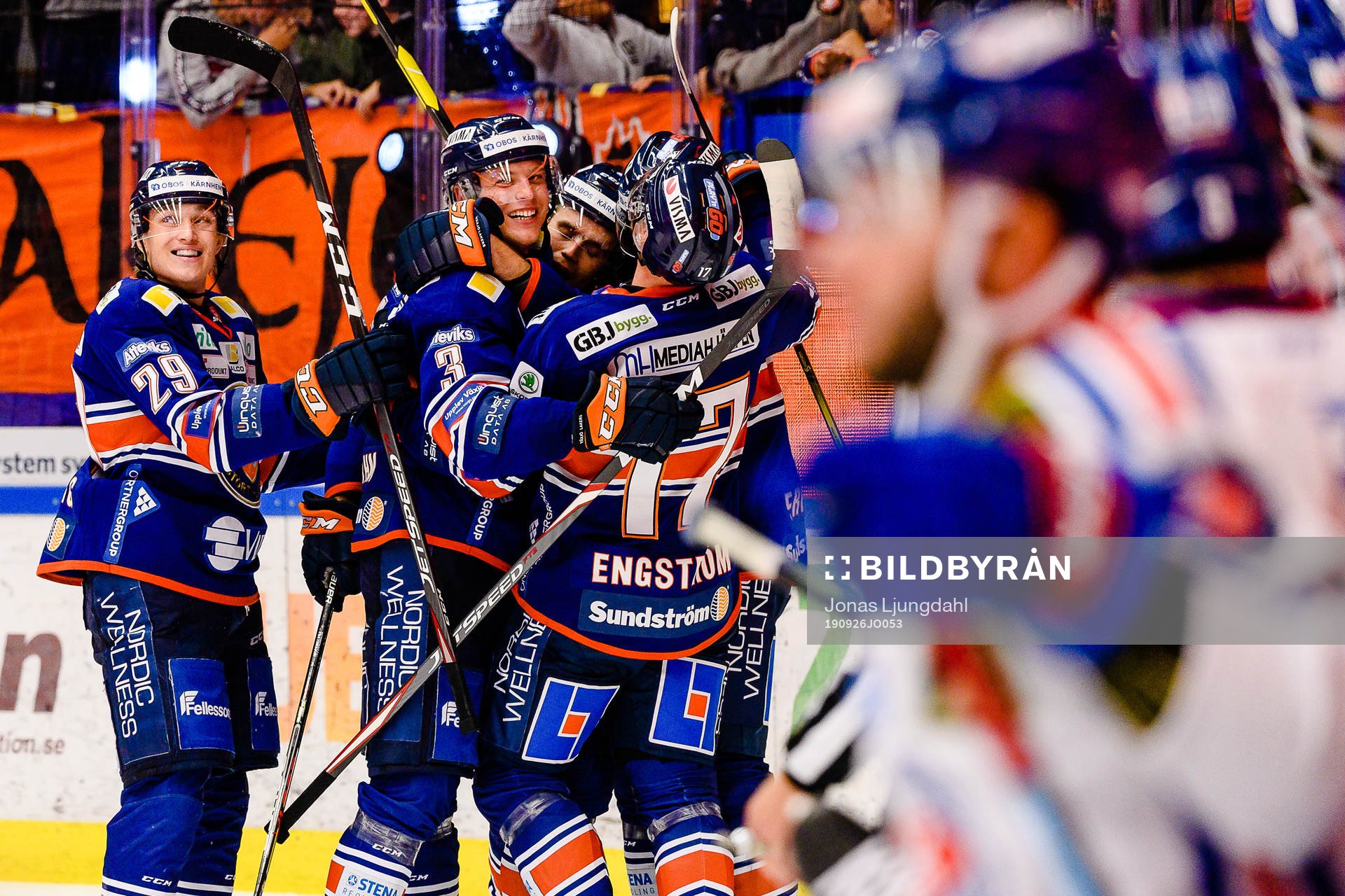 Växjös Pontus Holmberg, Oliver Bohm och Emil Pettersson