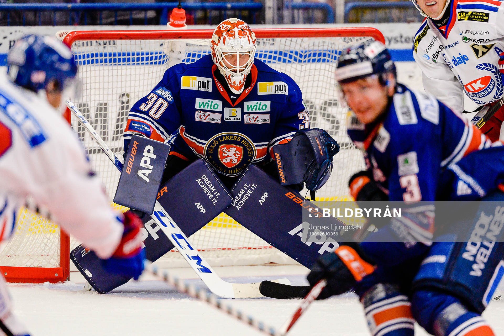 Växjös målvakt Viktor Fasth