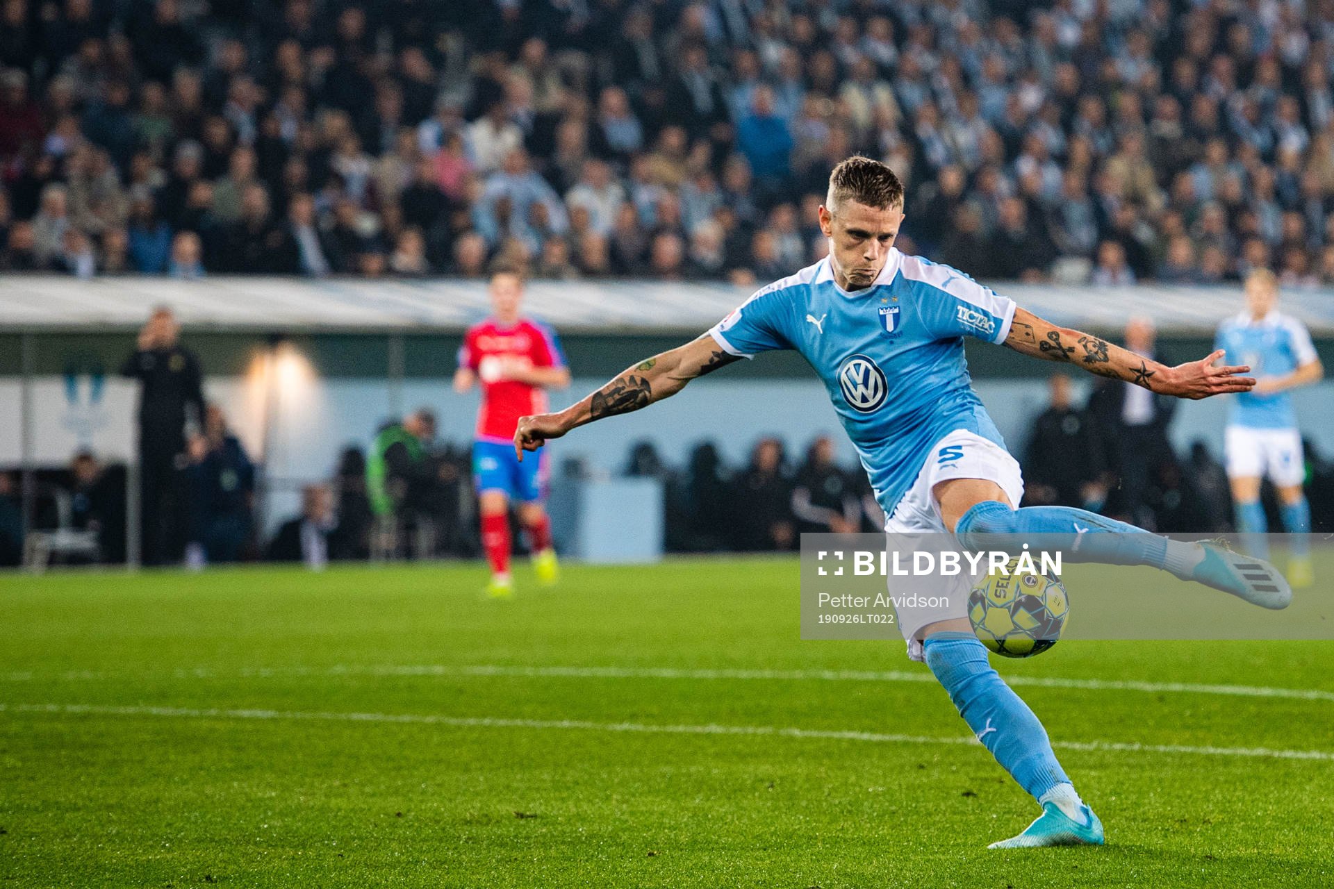 Malmö FFs Sören Rieks skjuter in 2-0